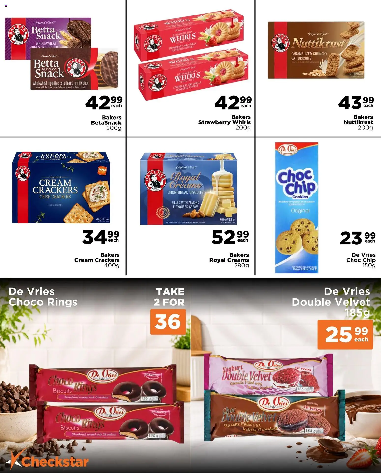 New Check Star catalogue – valid from 14/08/2026 | Page: 14 | Products: Ingredients, Milk, Cream, Cookies
