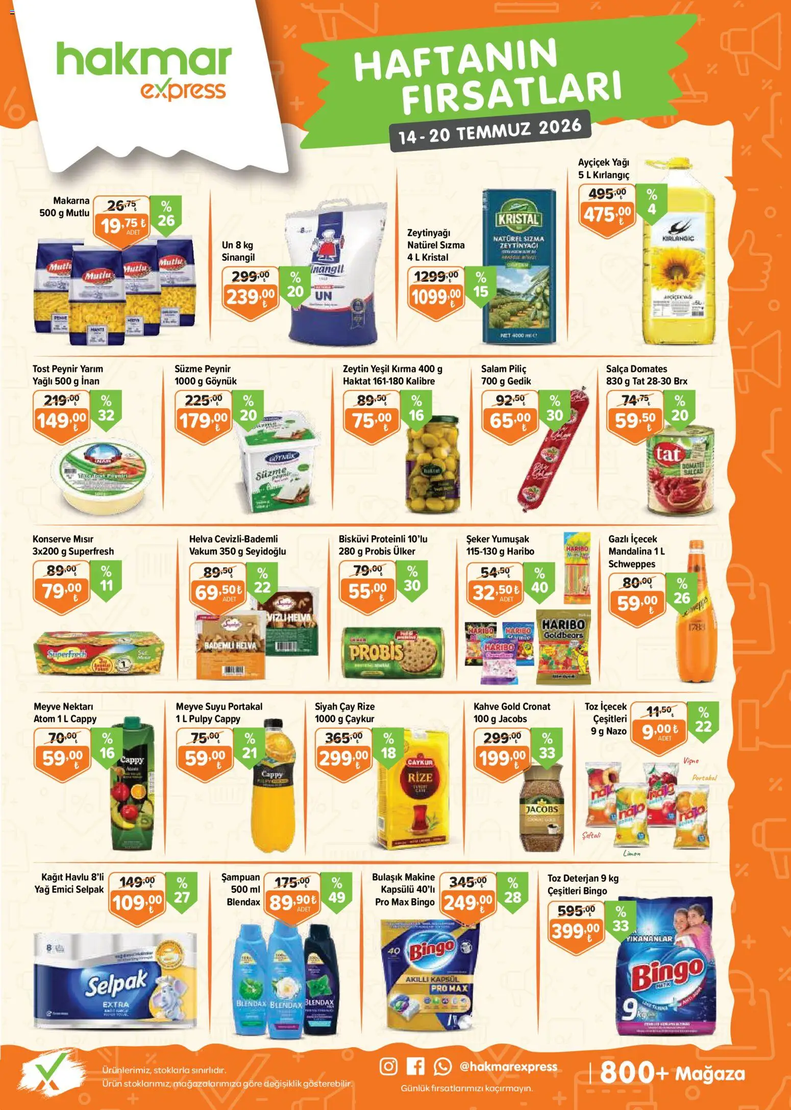🛍️ Hakmar Express Katalog, 14 Temmuz 2026 itibariyle » Özel fırsatları keşfedin ve bugün tasarruf edin! 💰