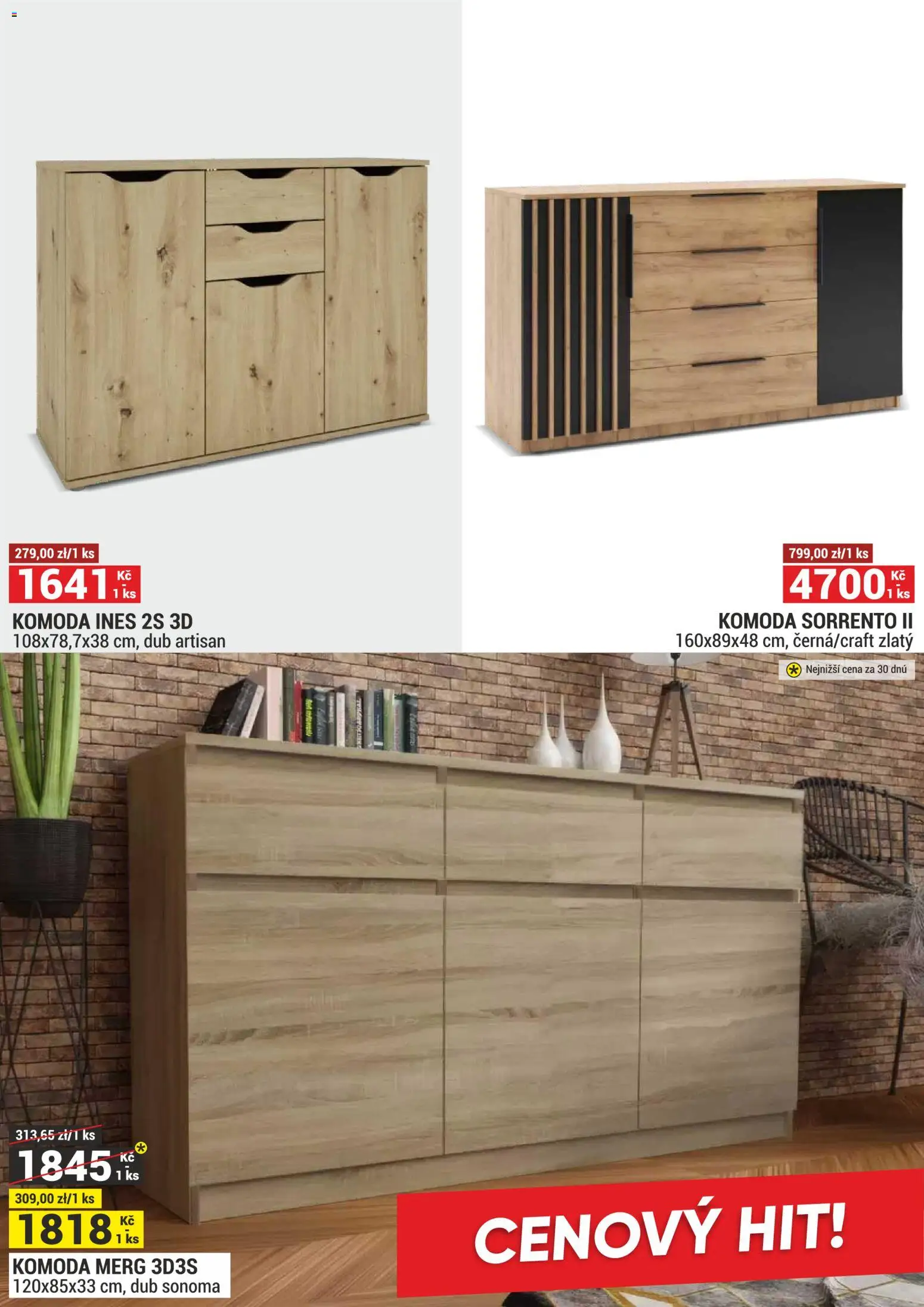 Merkury Market leták od 01.07.2026 | Strana: 14 | Produkty: Komoda