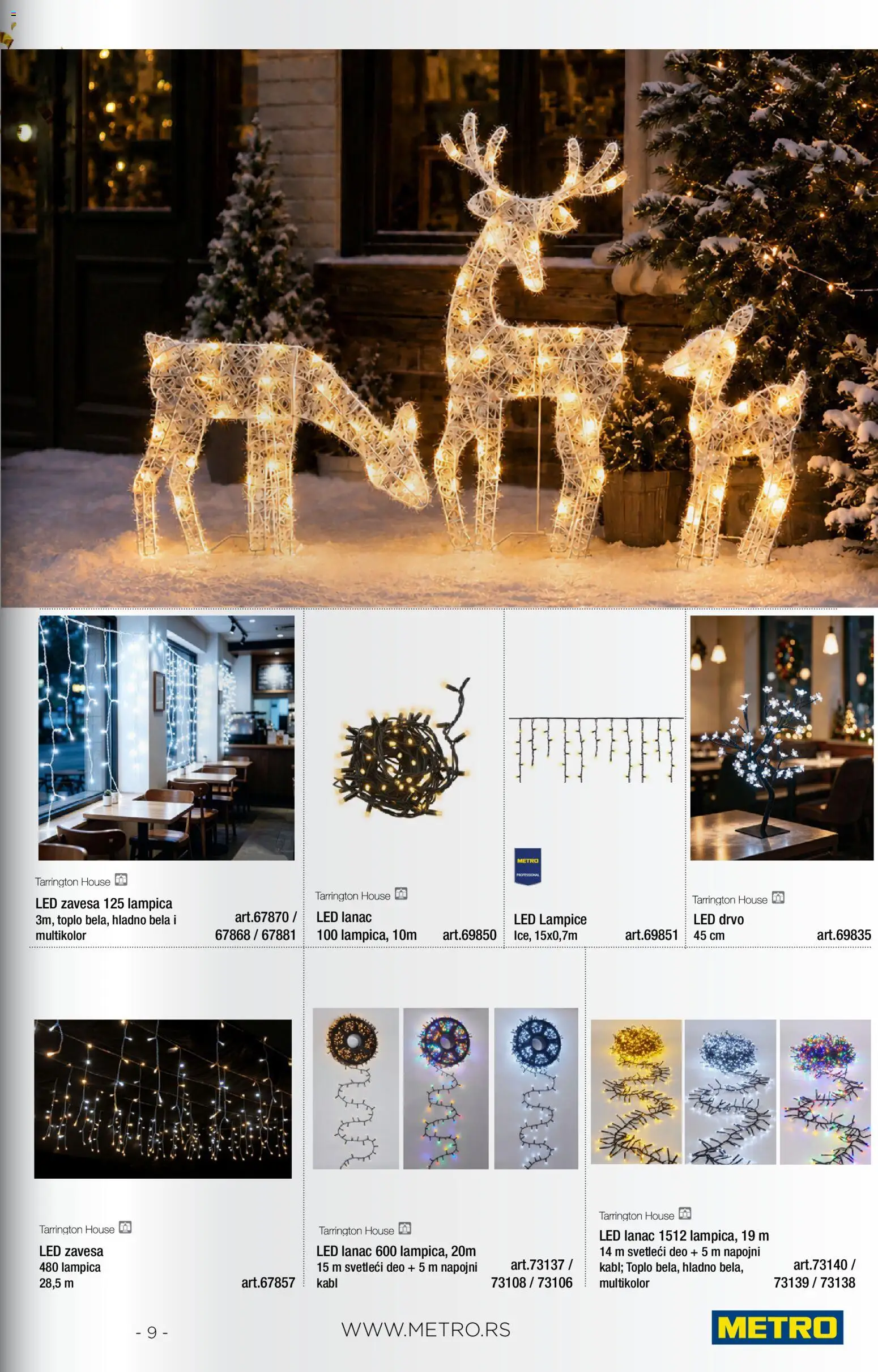 Metro katalog - važi od 01.11.2026 | Strana: 9 | Proizvode: Lampice, Led, Kabl, Zavesa