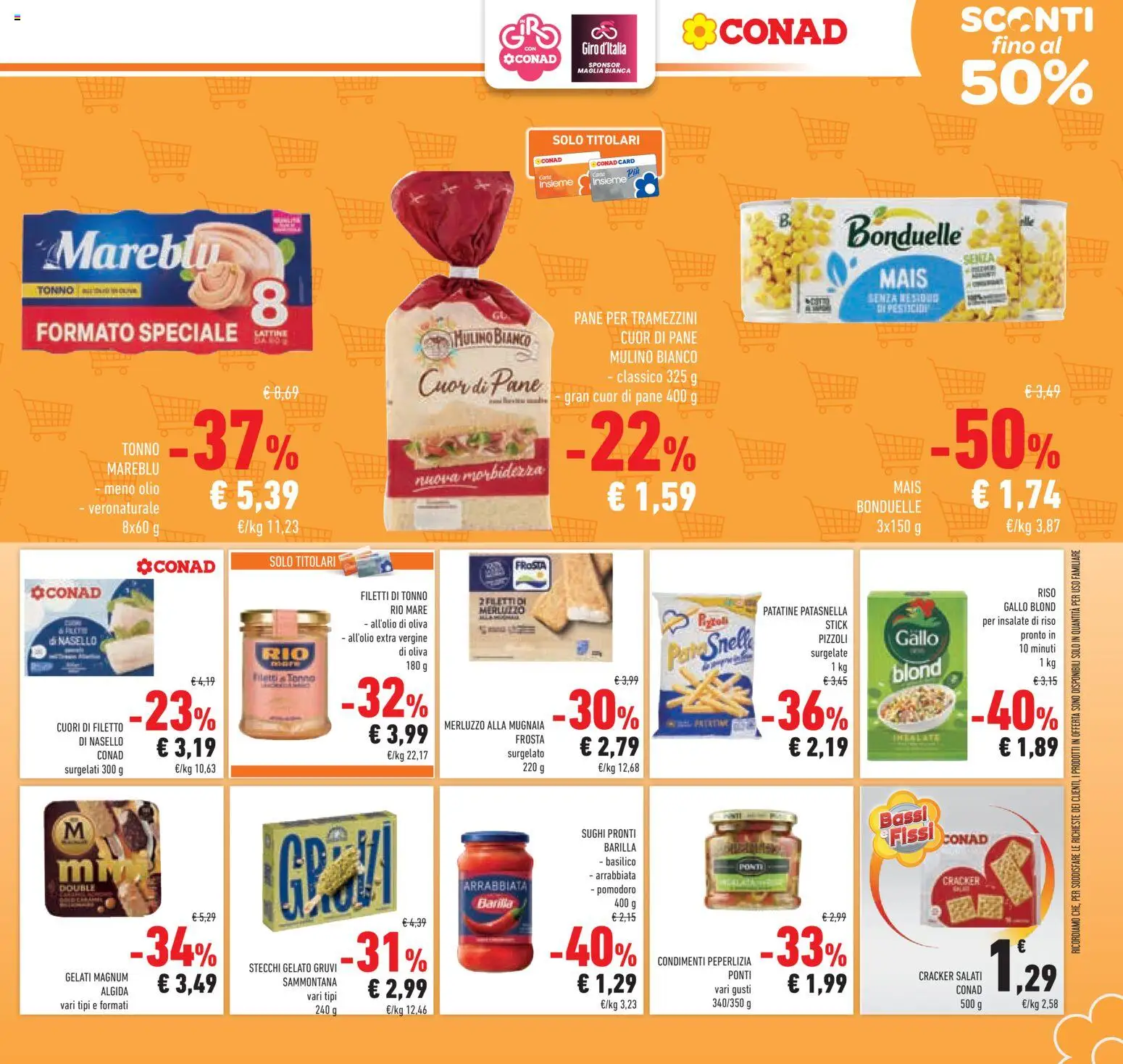 Volantino Conad del 20.05.2026 | Pagina: 23 | Prodotti: Merluzzo, Patatine, Crackers, Basilico