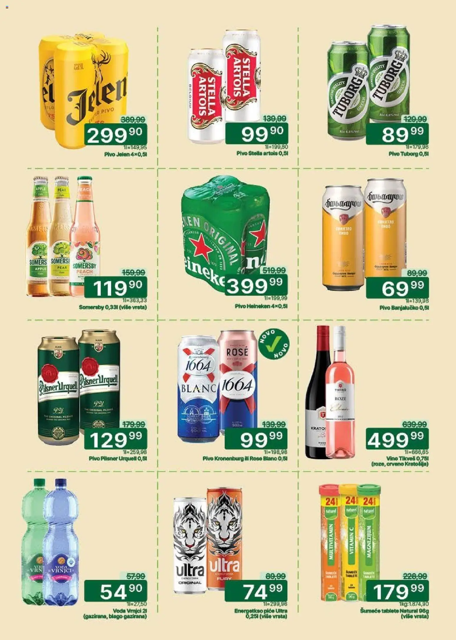 Univerexport katalog - važi od 27.04.2026 | Strana: 23 | Proizvode: Heineken, Voda, Somersby, Vino
