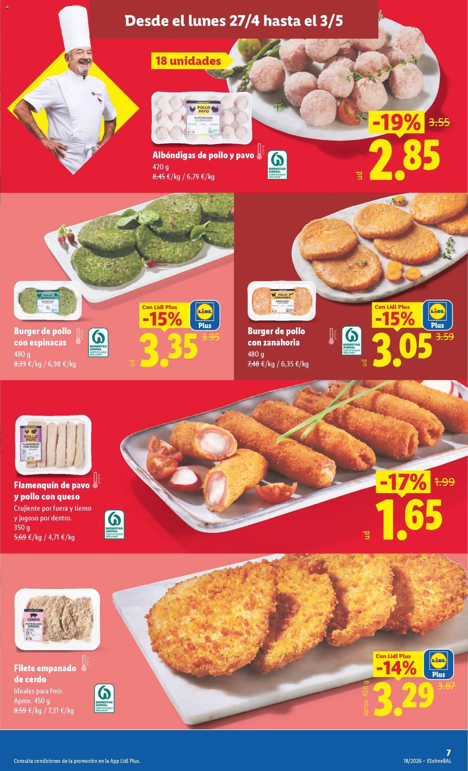 Lidl folleto │ válido desde el 27.04.2026 | Página: 9 | Productos: Queso, Cerdo, Πορσελάνη, Filete