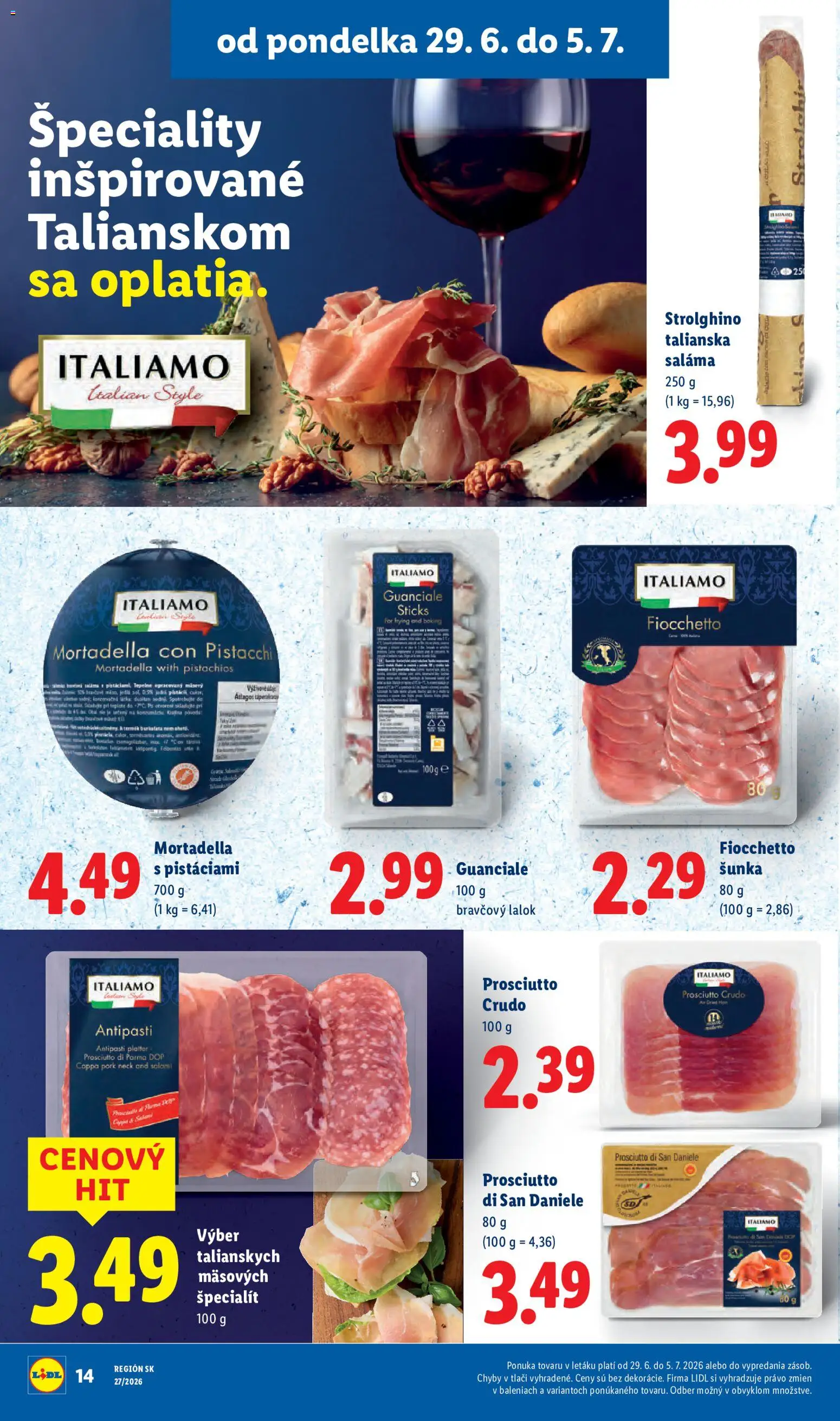 Nové Lidl akcie – leták je platný od 29.06.2026 | Strana: 20