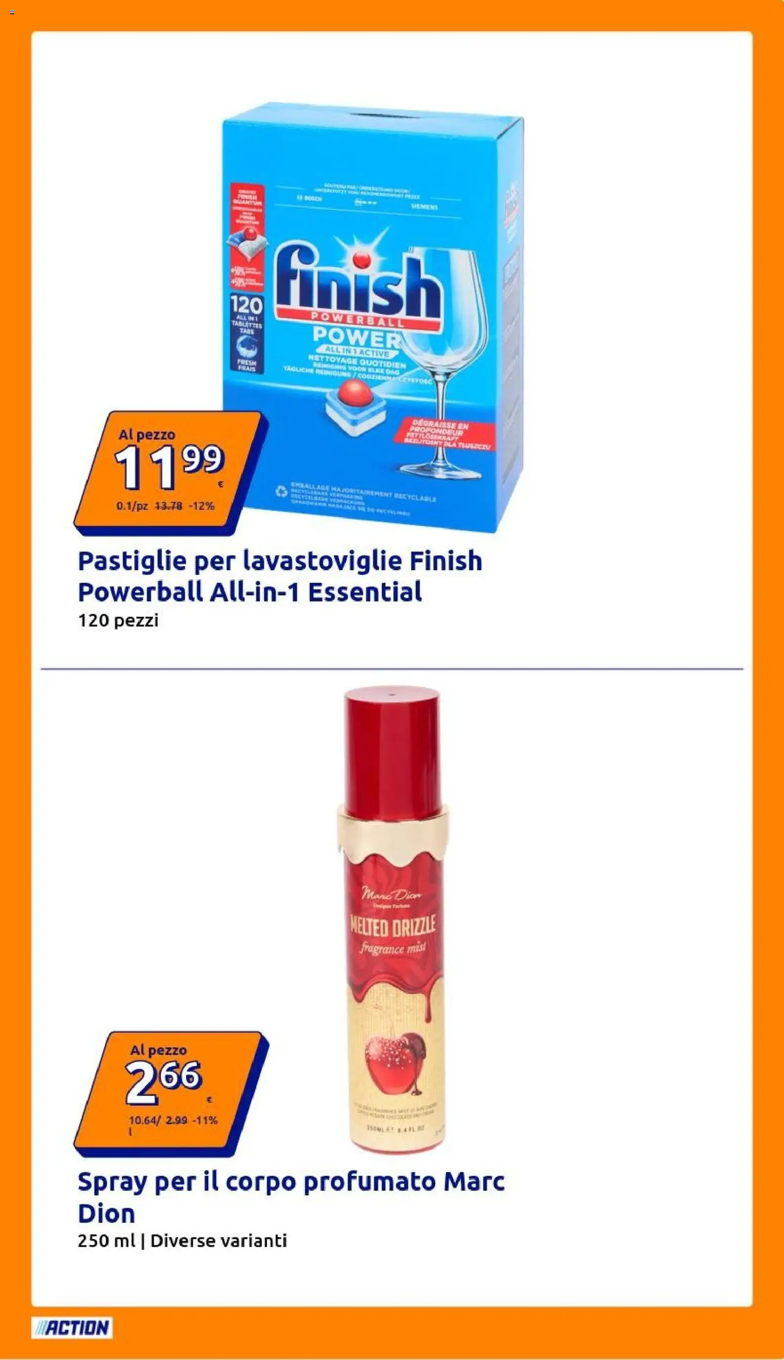 Volantino Action del 15/07/2026 | Pagina: 29 | Prodotti: Pastiglie per lavastoviglie, Lavastoviglie