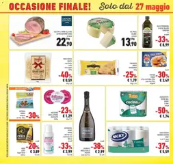Anteprima del volantino OLIO EXTRAVERGINE DI OLIVA ITALIANO FARCHIONI, Olio extravergine di oliva italiano 1 l valido a partire dal 19.05.2026 | Pagina: 48 | Prodotti: Ceres, Spumante, Orecchiette, Asciugatutto