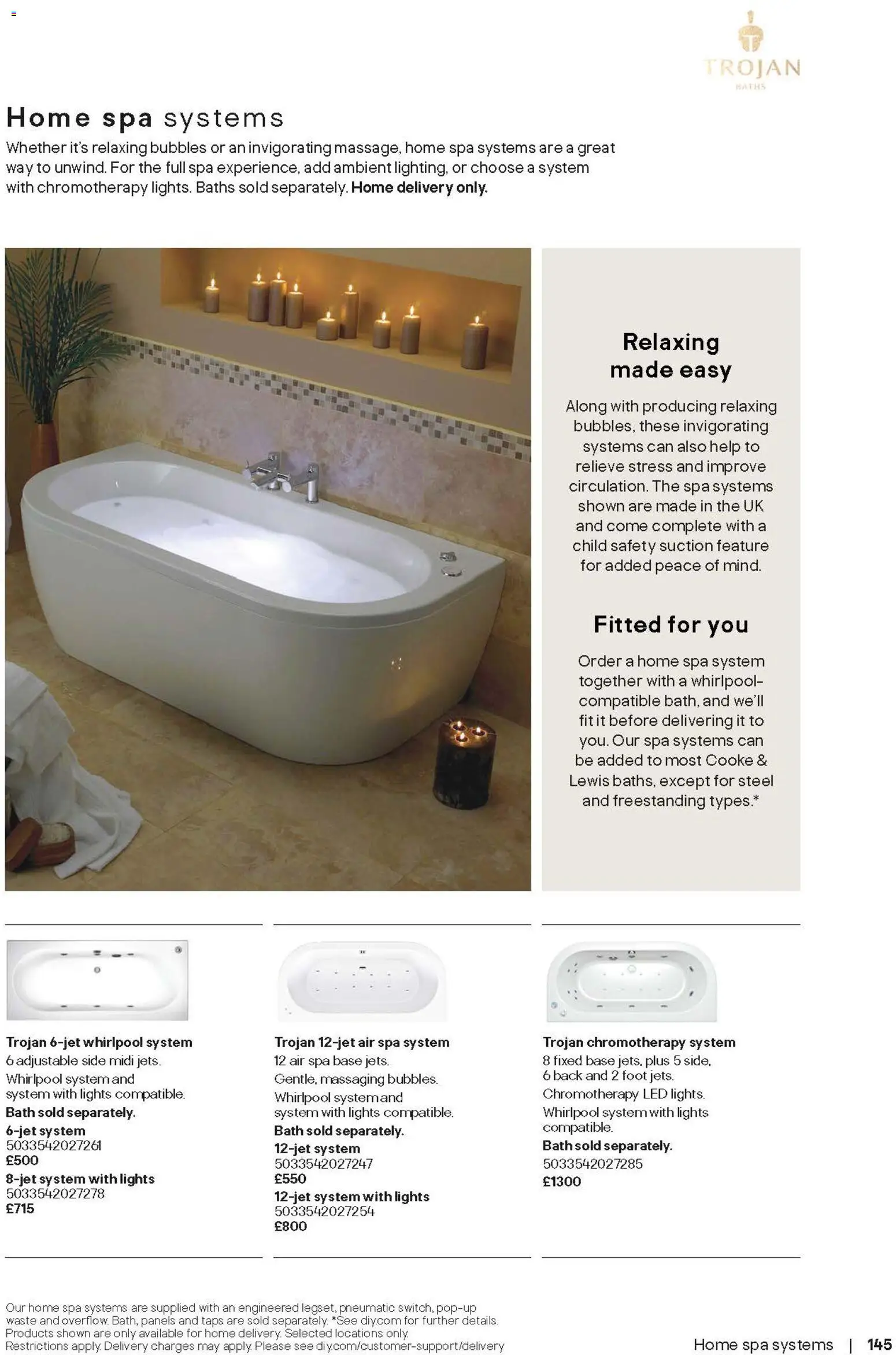 {H1} | Page: 145 | Products: Bath, Lights