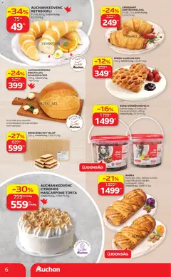 Auchan akciós újság - amely érvényes a következő dátumtól: 18.06.2026 | Oldal: 6