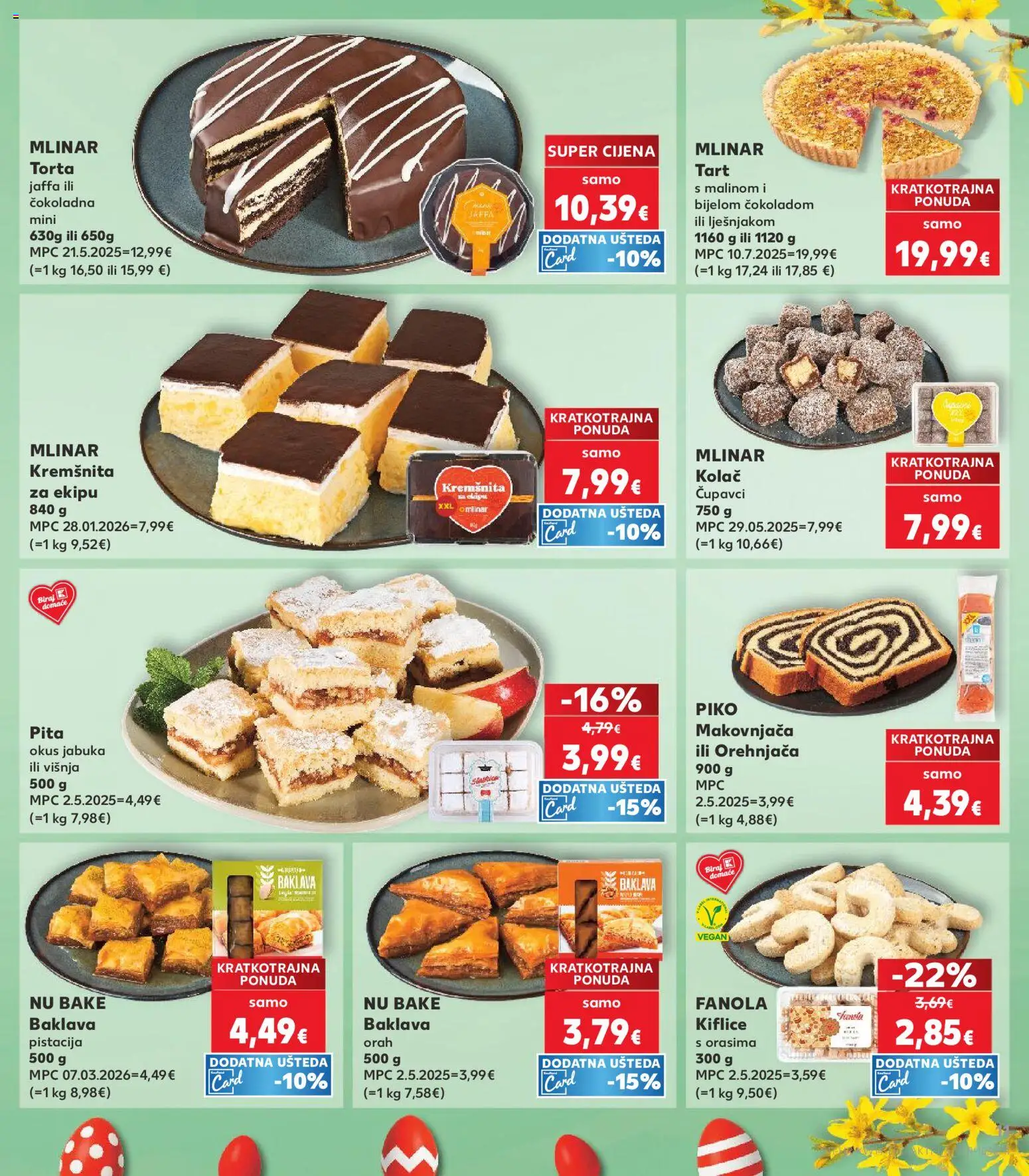 Kaufland katalog | vrijedi od 01.04.2026 | Stranica: 11 | Proizvodi: Kiflice, Pita, Jabuka, Orah