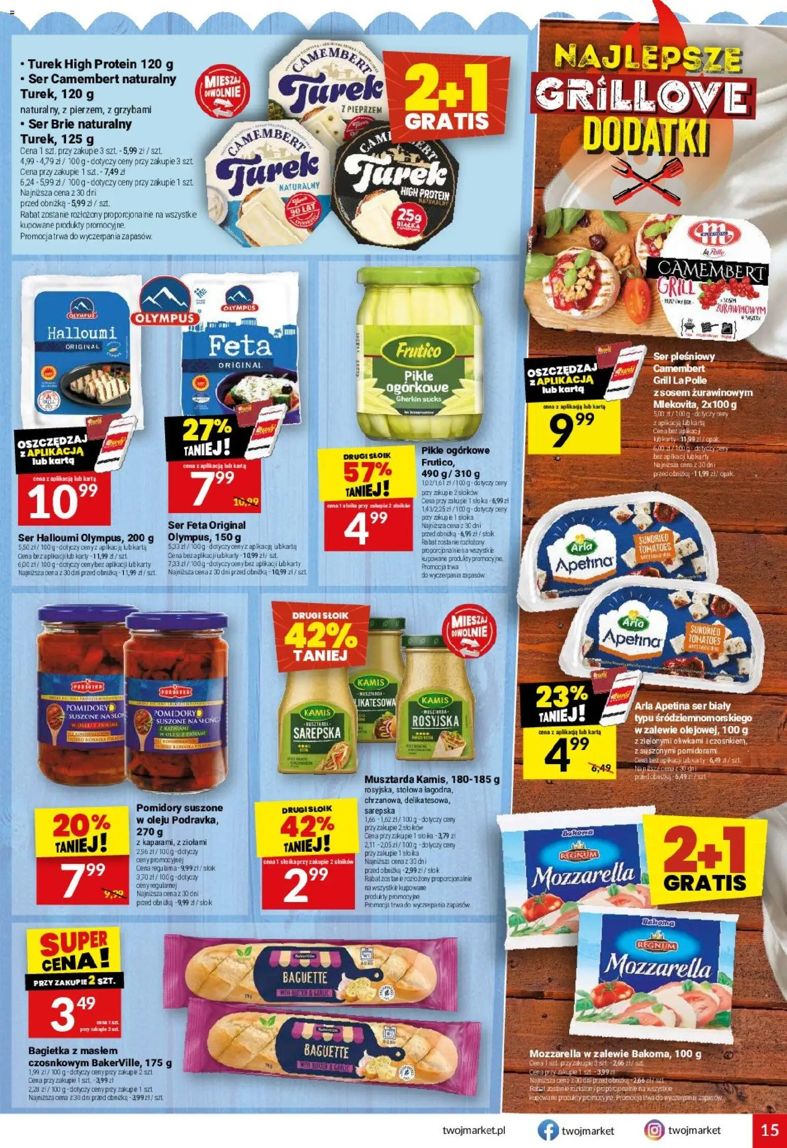 Twój Market gazetka od 12.08.2026 | Strona: 15 | Produkty: Karta, Ser, Mozzarella, Sól
