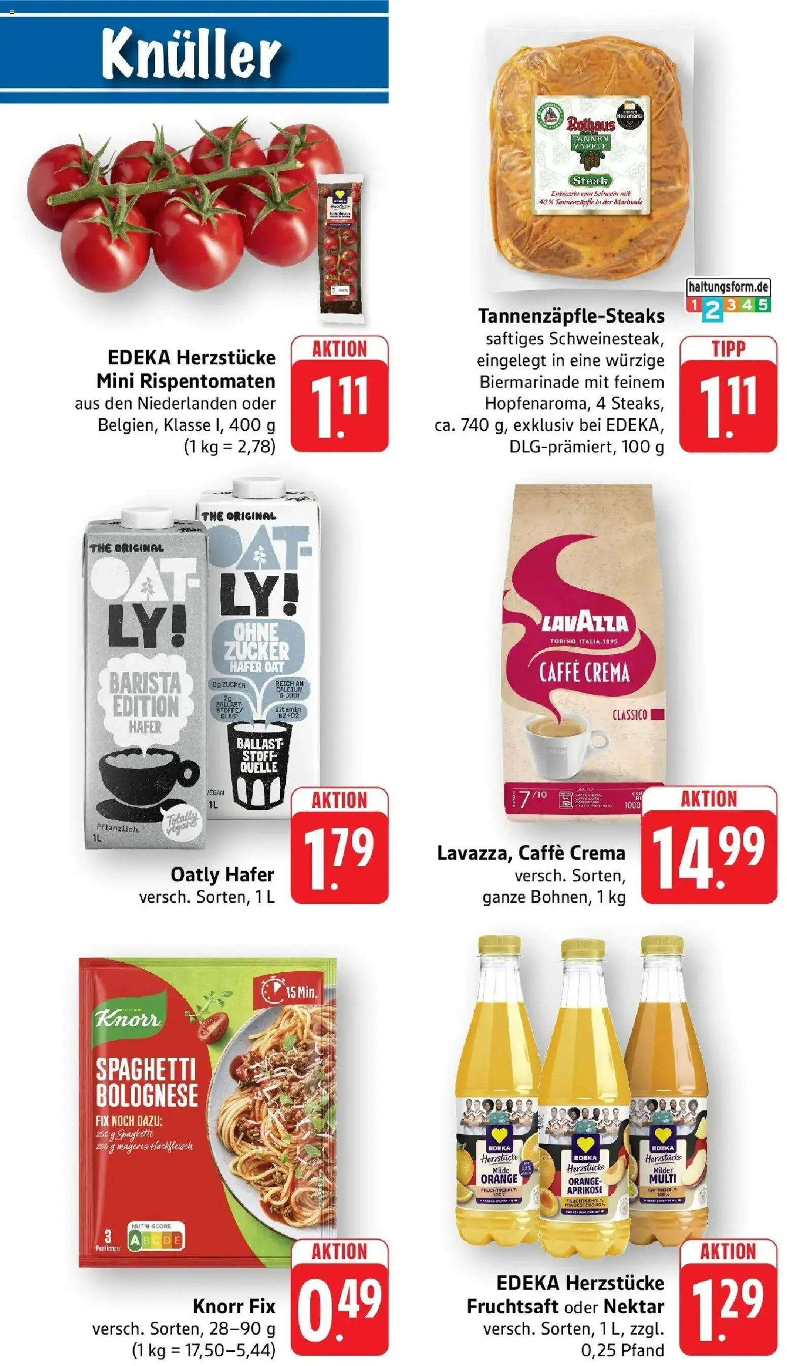 nah & gut Prospekt Gengenbach – gültig ab 20.07.2026 | Seite: 8 | Produkte: Knorr fix, Knorr, Entrecote, Oatly
