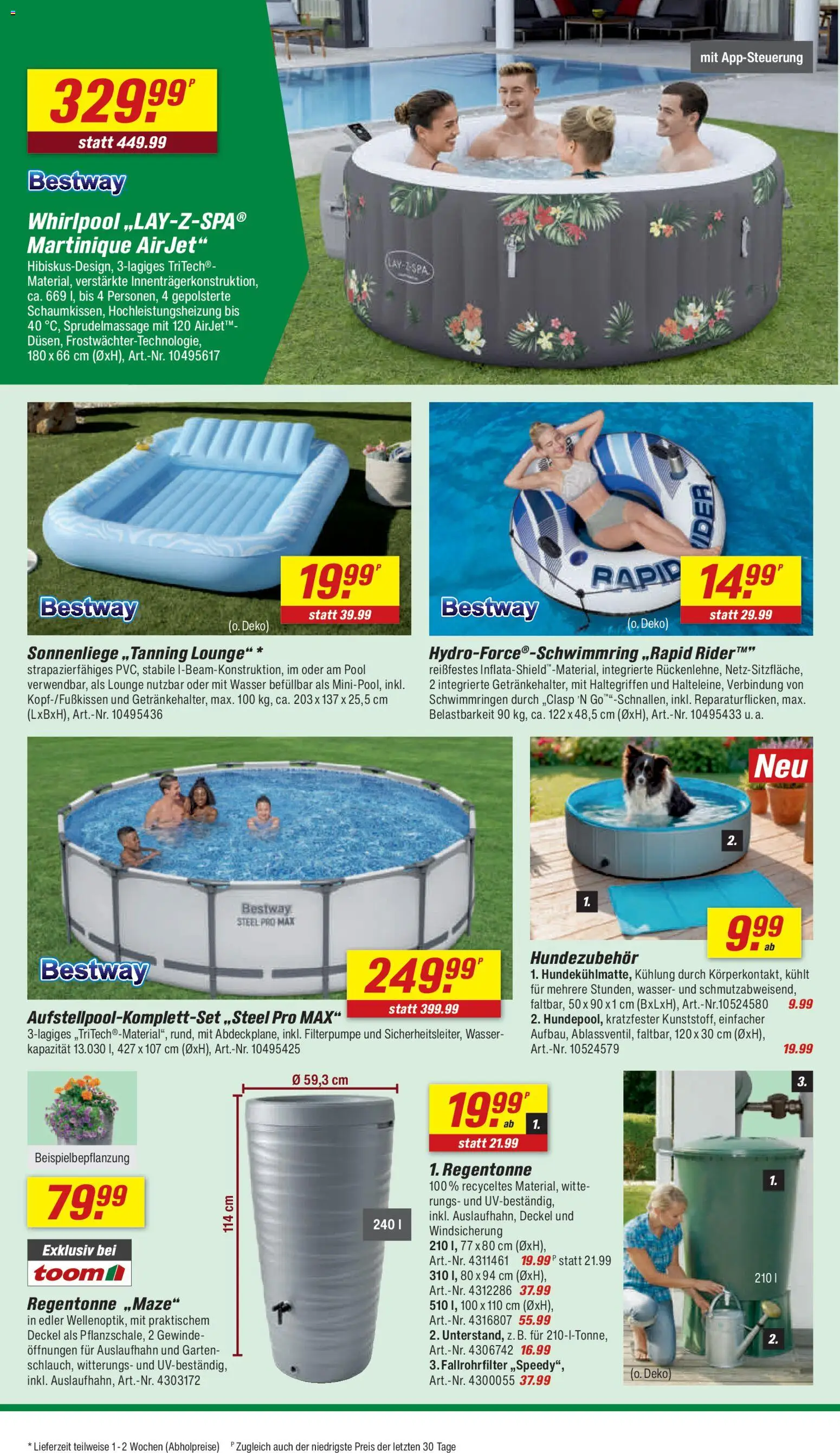 Toom Baumarkt Prospekt – gültig ab 13.06.2026 | Seite: 10 | Produkte: Wasser