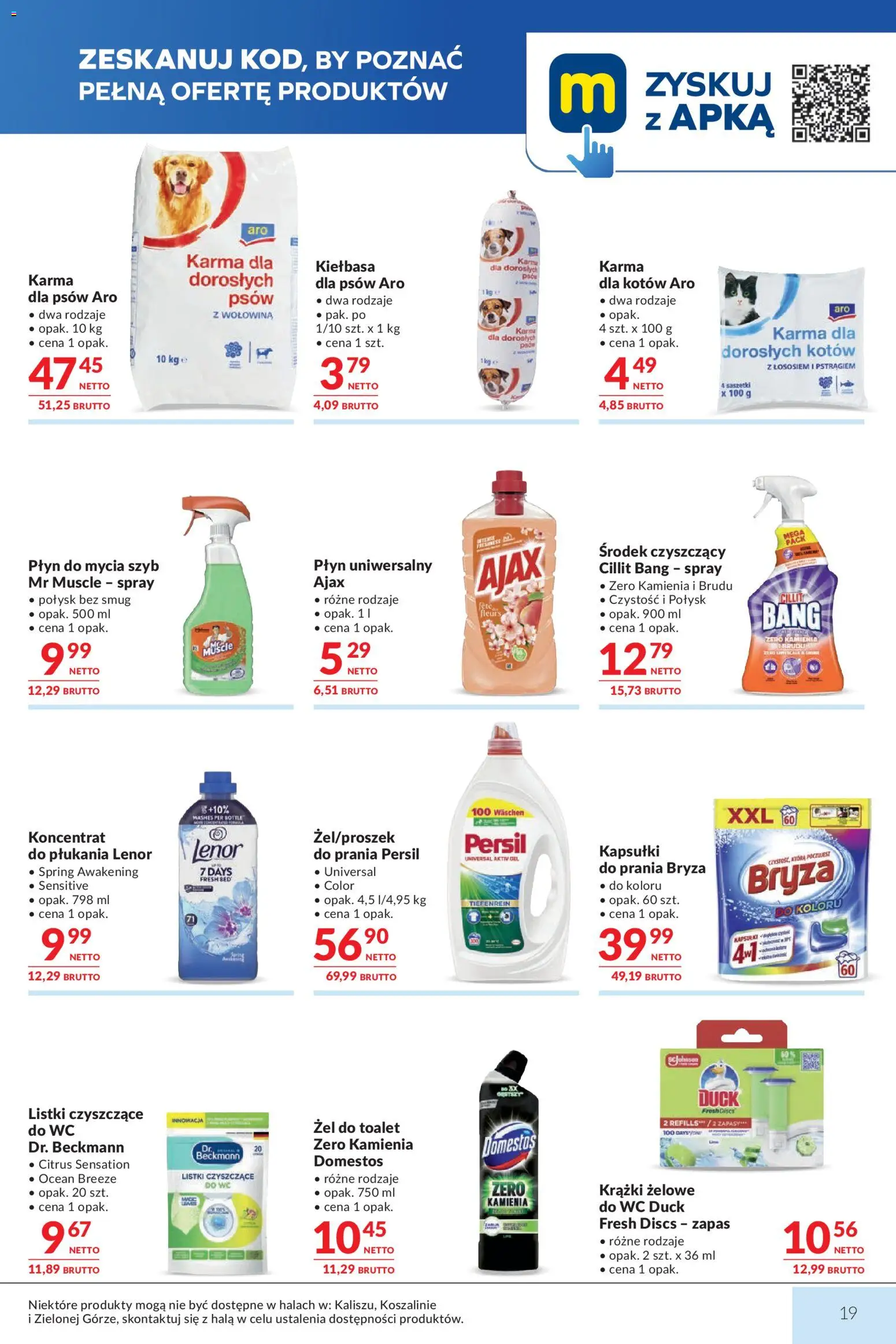 Makro gazetka od 15.09.2026 | Strona: 19 | Produkty: Kapsułki, Domestos, Cillit bang, Karma
