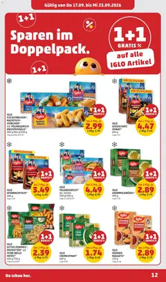Penny Markt - Flugblatt ab 17.09.2026 gültig | Seite: 12 | Produkte: Creme, Fisch