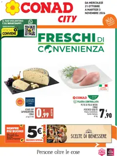 Anteprima del volantino Conad volantino City Lazio valido a partire dal 21/10/2026
