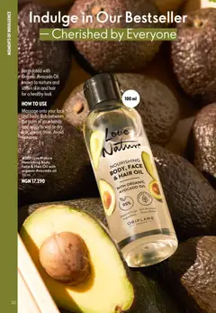 Offer preview "Oriflame - Catalogue 7/2026" | Page: 22 | Products: Mošt, Hair oil, Oil, Avocado