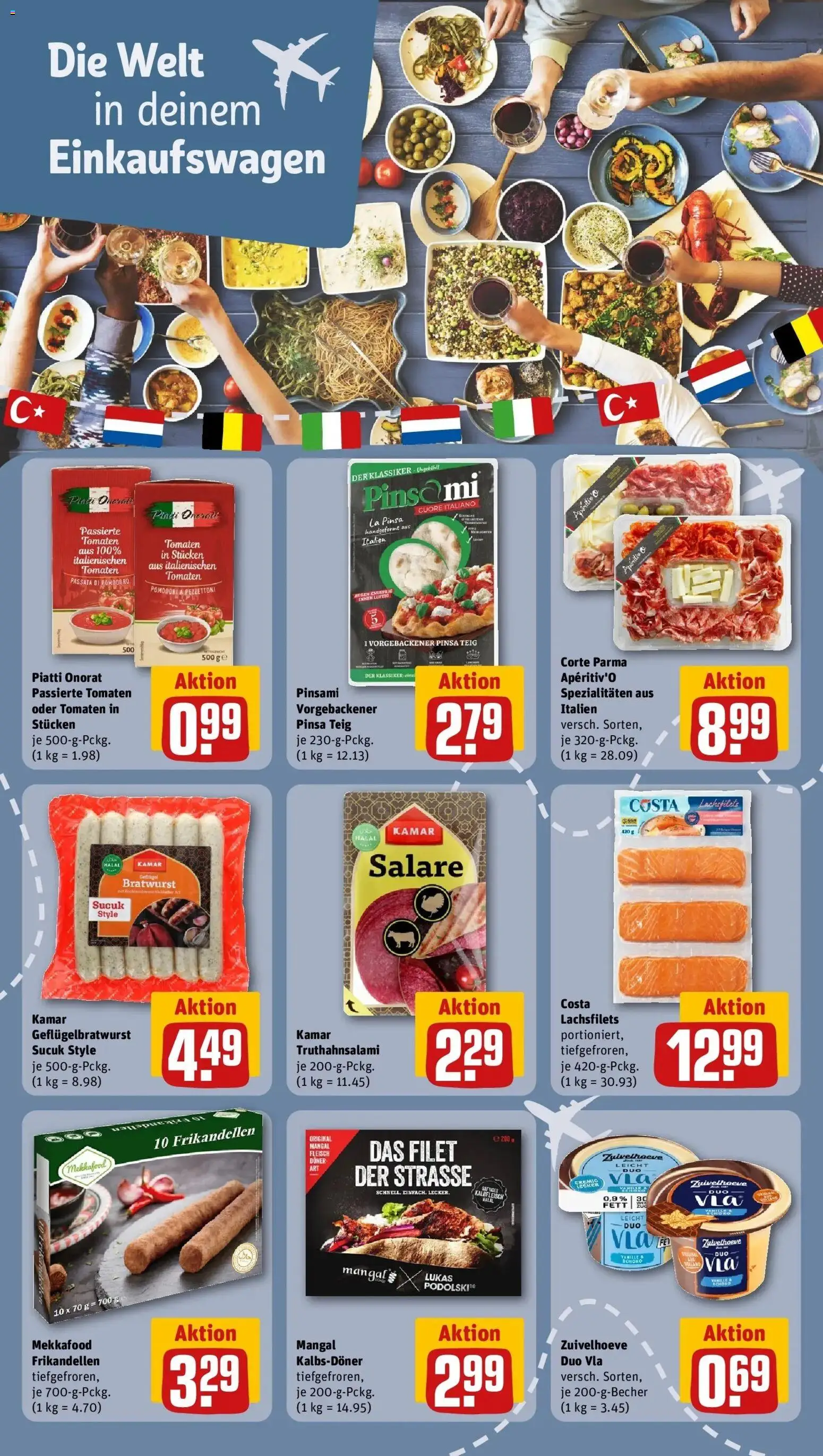 REWE Prospekt ab 14.09.2026 zum Blättern » Angebote | Seite: 19 | Produkte: Spezialitäten, Bratwurst, Tomaten, Fleisch