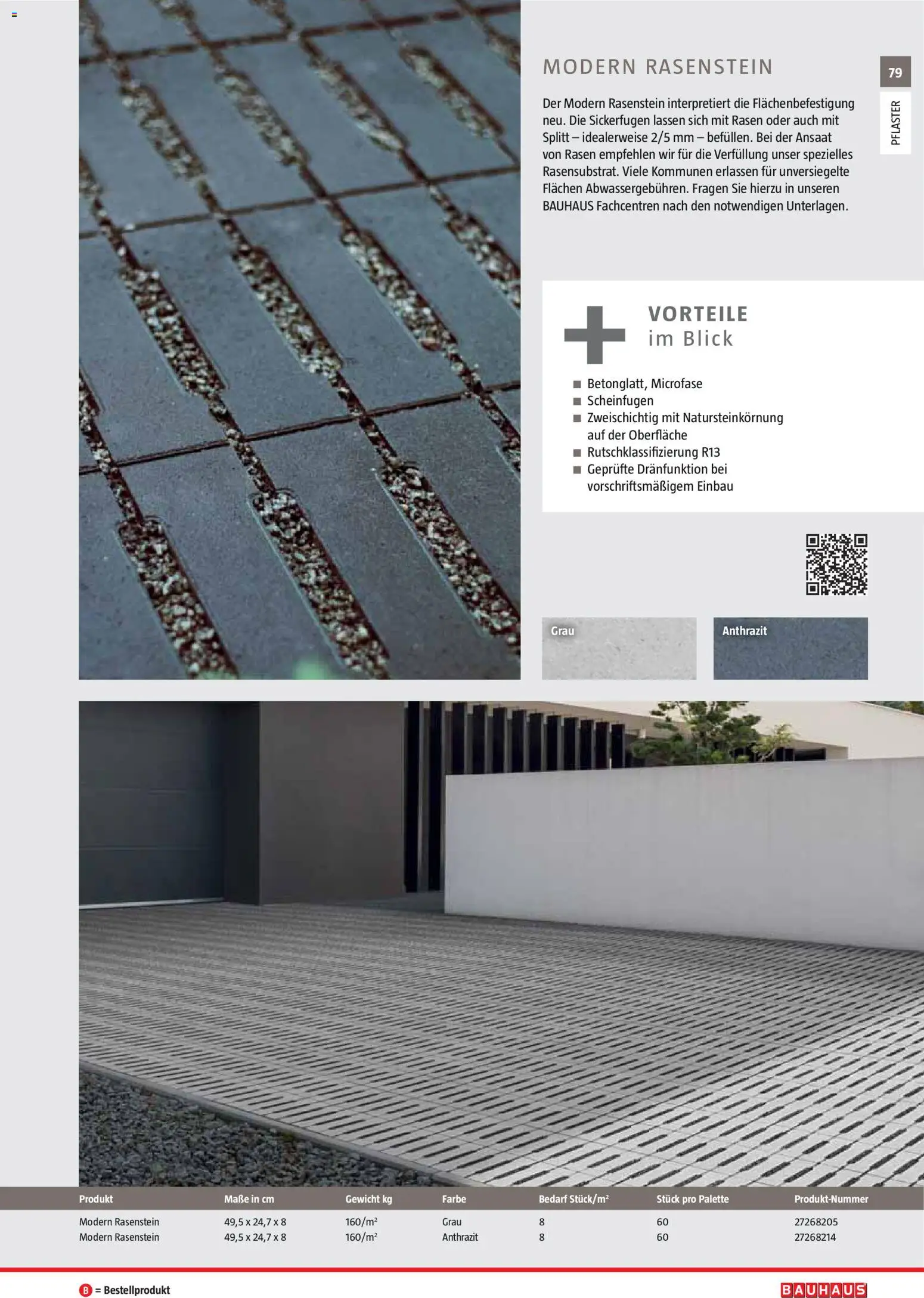 Bauhaus Gartenbaumaterialien 2026 – gültig ab 02.03.2026 | Seite: 79 | Produkte: Gewicht