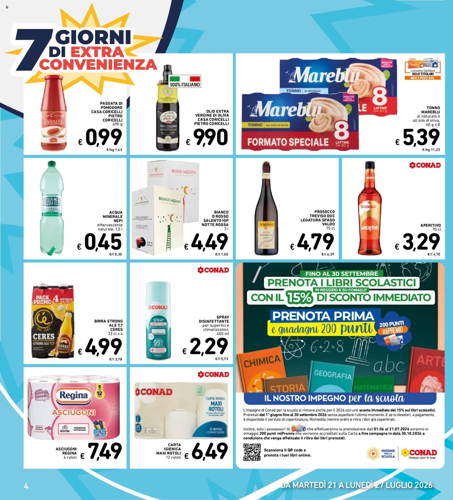 Volantino Spazio Conad del 14/07/2026 | Pagina: 31 | Prodotti: Birra, Data, Ceres, Tonno