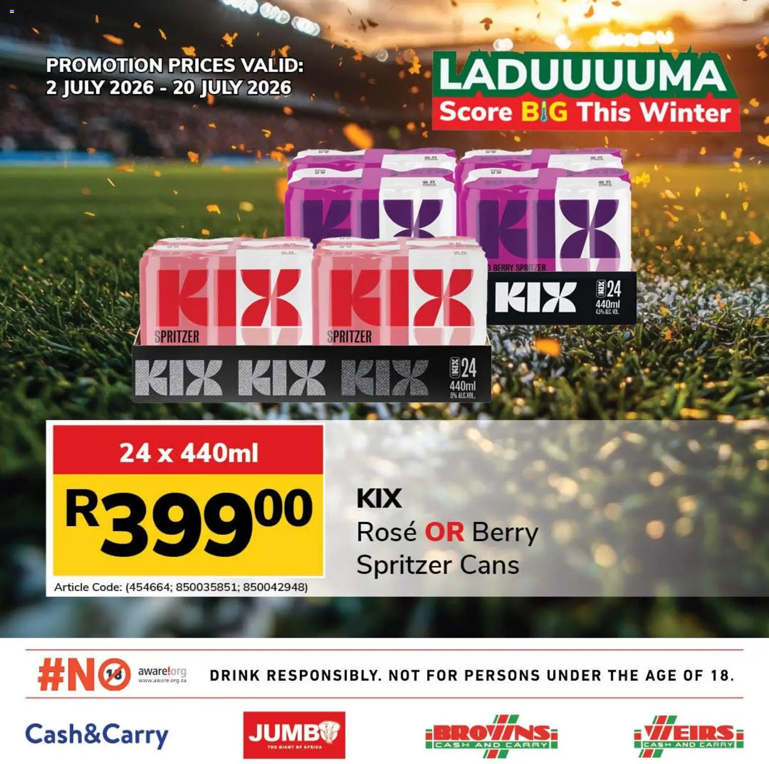 Jumbo Jumbo Laduuuuma Liquor Specials Supermarkets Deals July 2026 — page 8 of 11