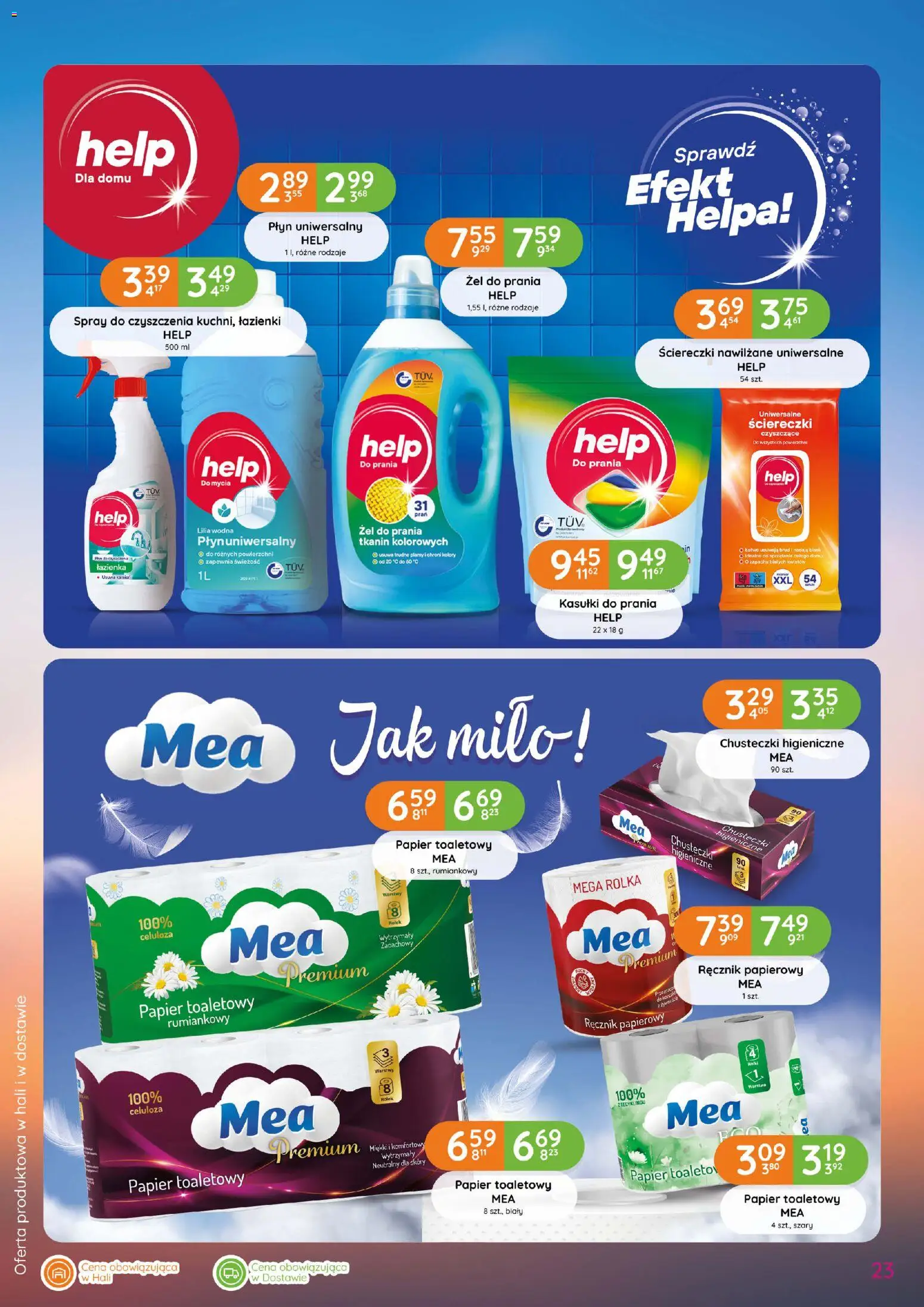 Eurocash gazetka - Katalog Chemiczny od 03.09.2026 | Strona: 23 | Produkty: Chusteczki, Chusteczki higieniczne, Ściereczki, Ręcznik papierowy