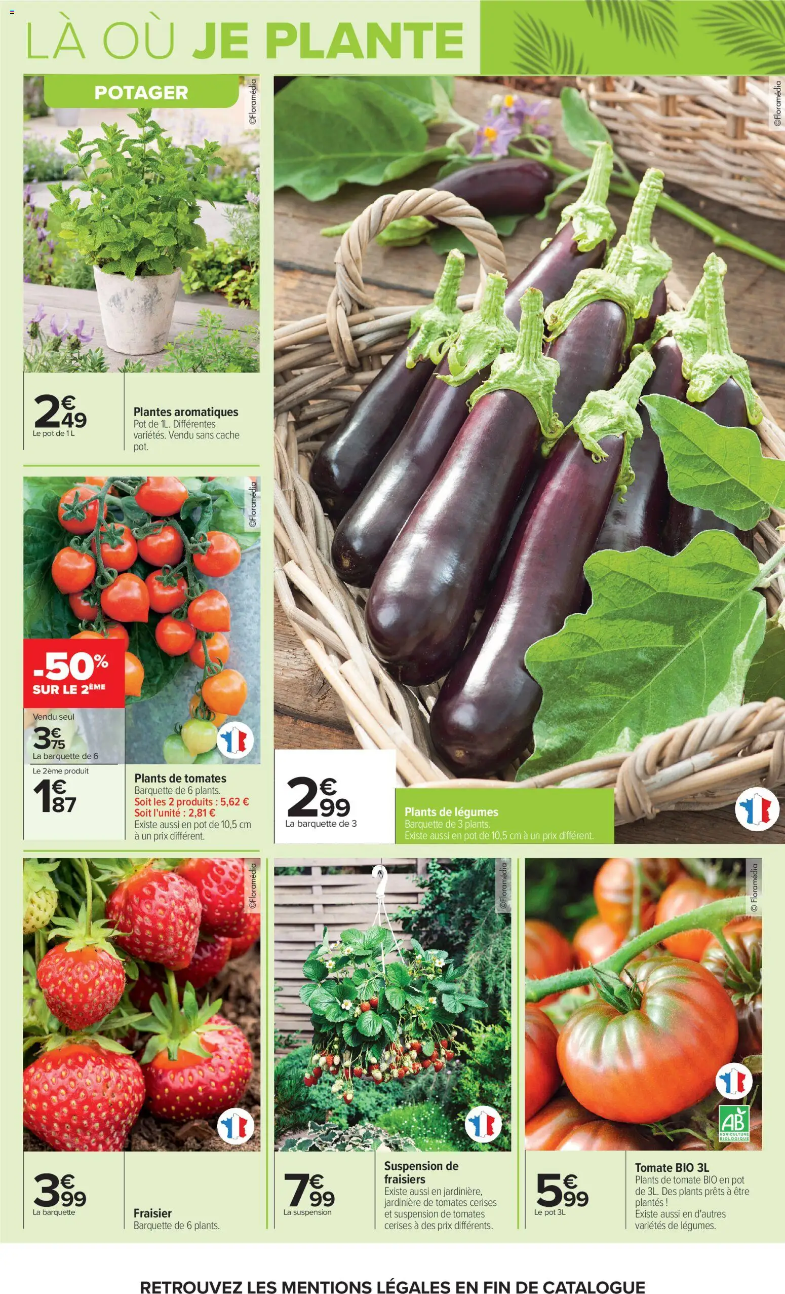 {H1} | Page: 14 | Produits: Cerises, Suspension, Fraisier, Tomates