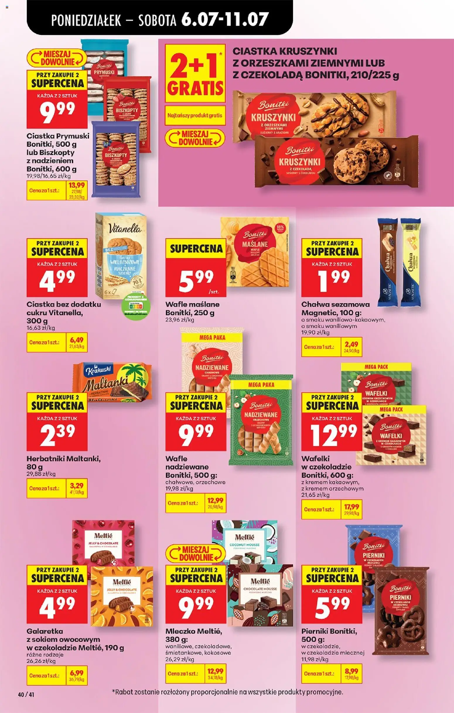 Biedronka gazetka od poniedziałku od 06.07.2026 | Strona: 56 | Produkty: Wafle, Herbatniki, Wafelki, Kruszynki