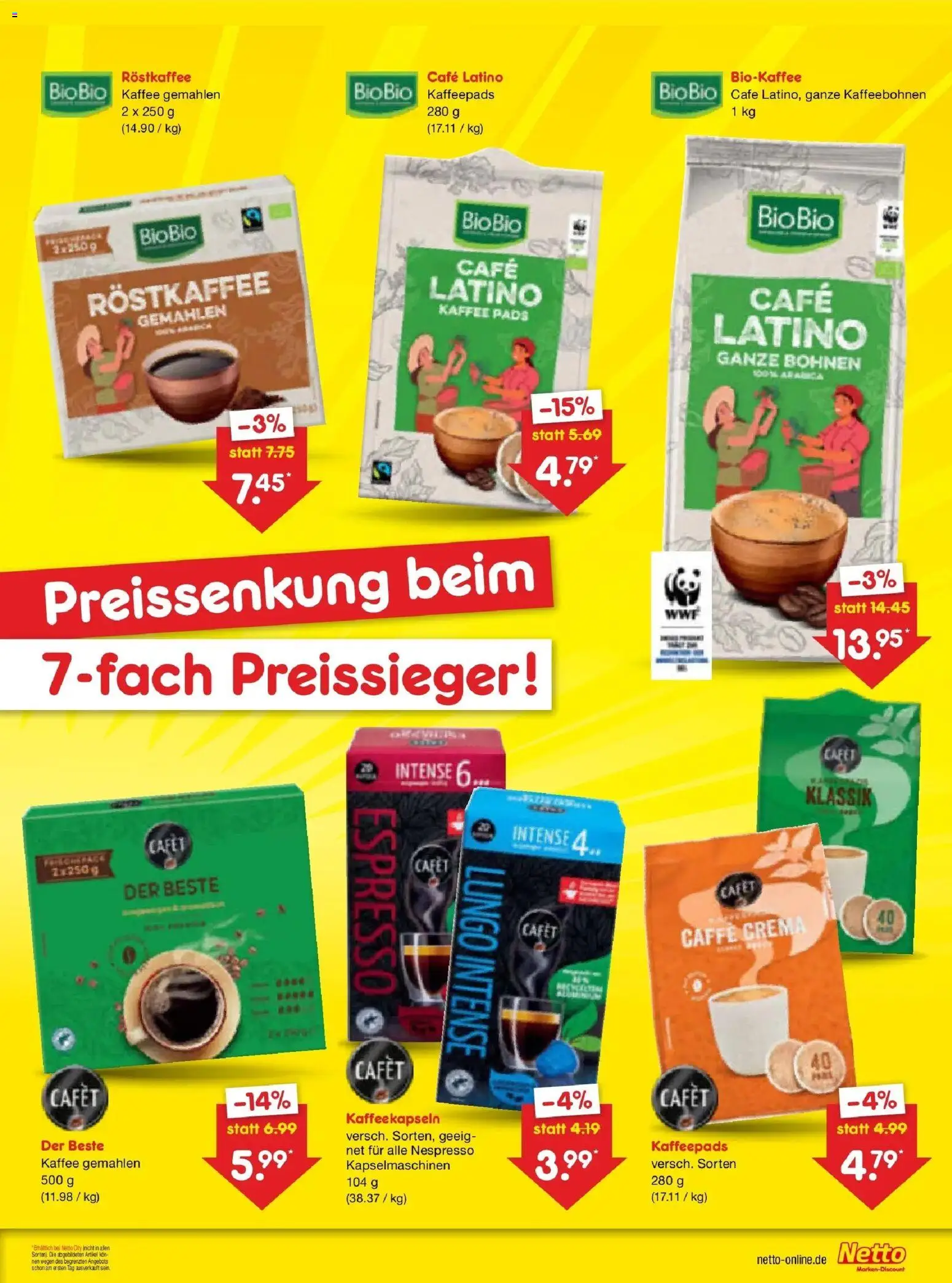 Netto Marken-Discount Prospekt Hamburg – gültig ab 03.08.2026 | Seite: 5 | Produkte: Kaffeepads, Kaffee
