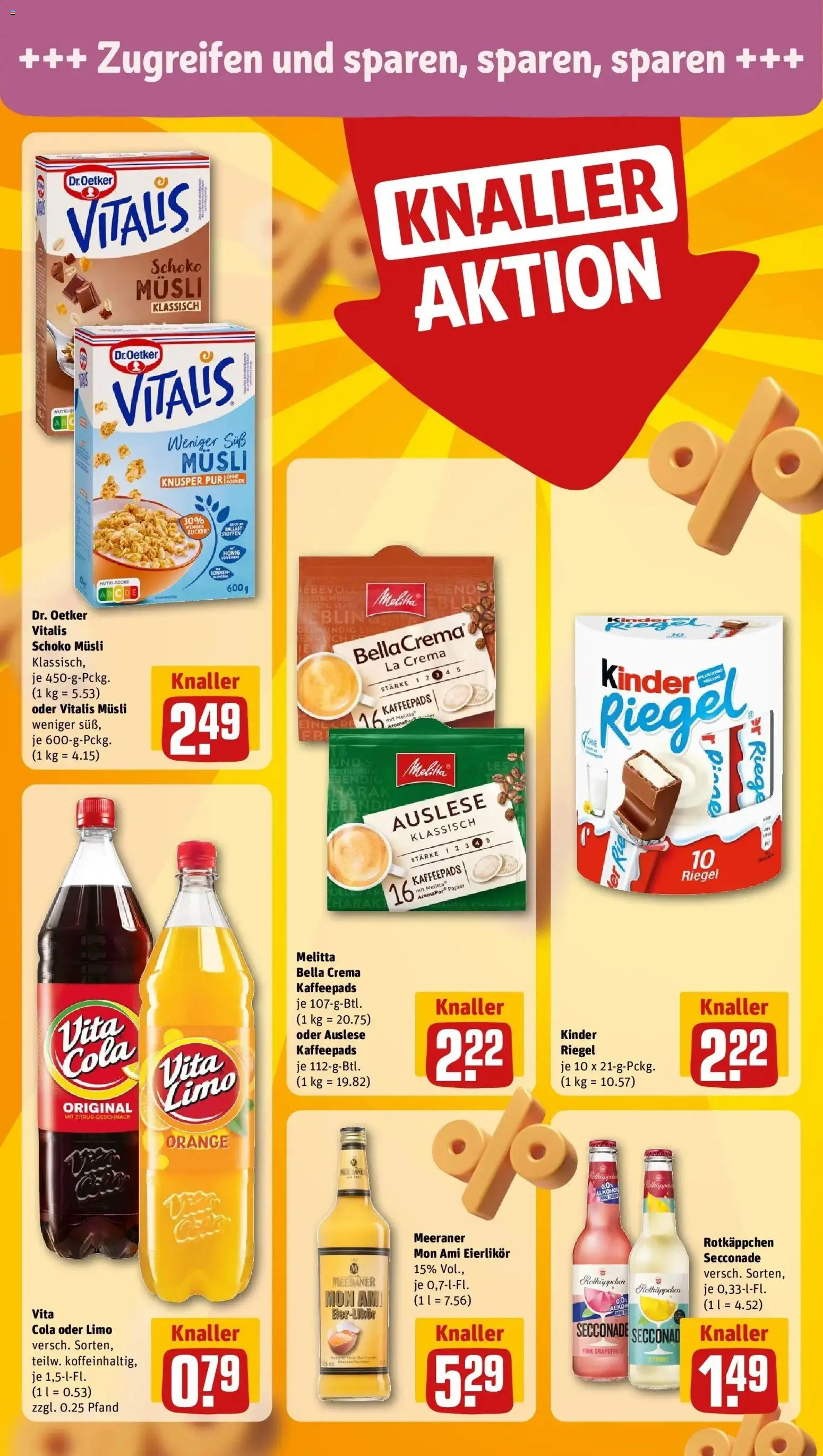 Rewe Prospekt Prenzlau – gültig ab 01.06.2026 | Seite: 12 | Produkte: Cola, Kinder riegel, Zitrone, Vita cola