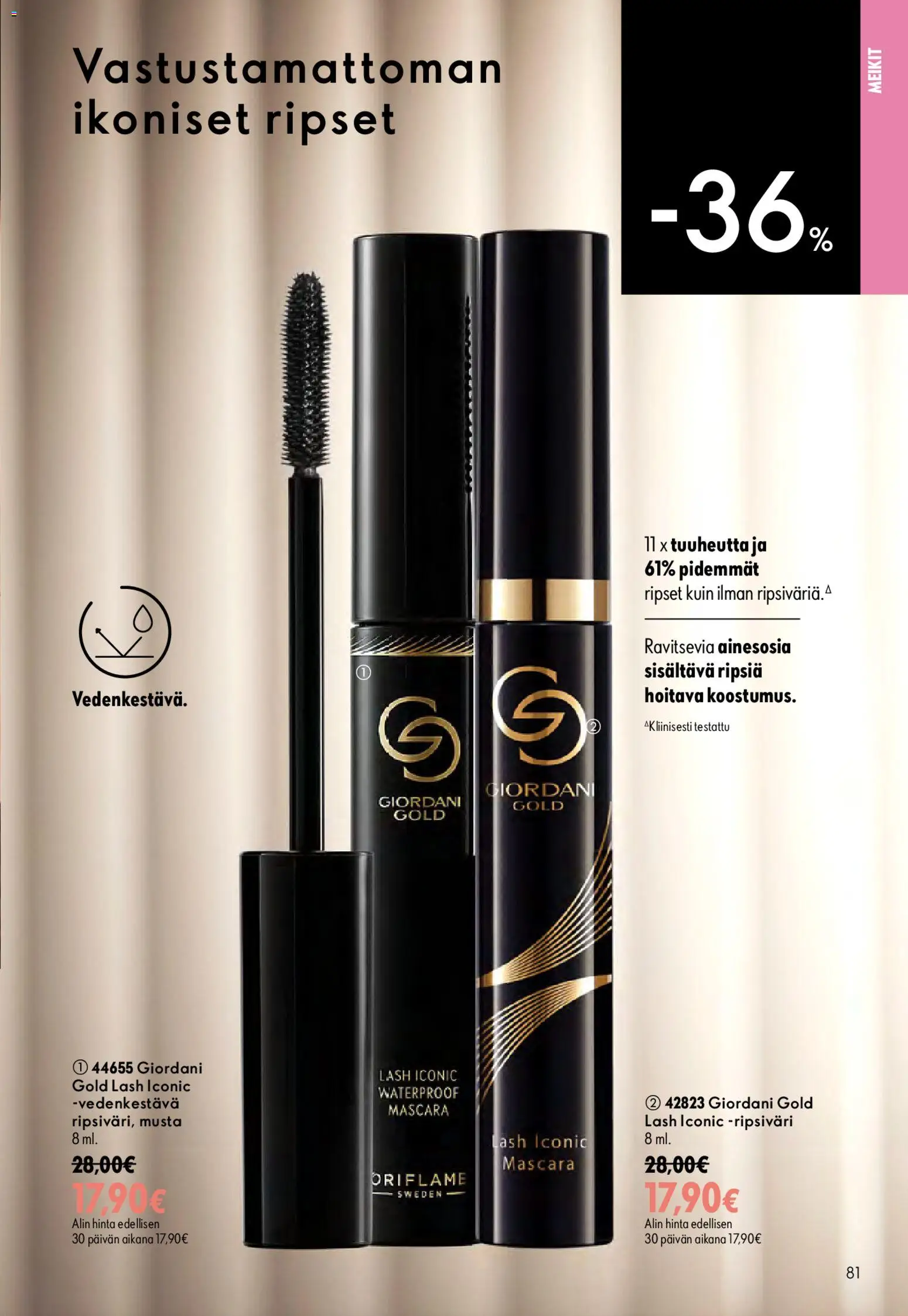 Oriflame tarjoukset – voimassa 26/08/2026 alkaen | Sivu: 81 | Tuotteet: Ripsiväri