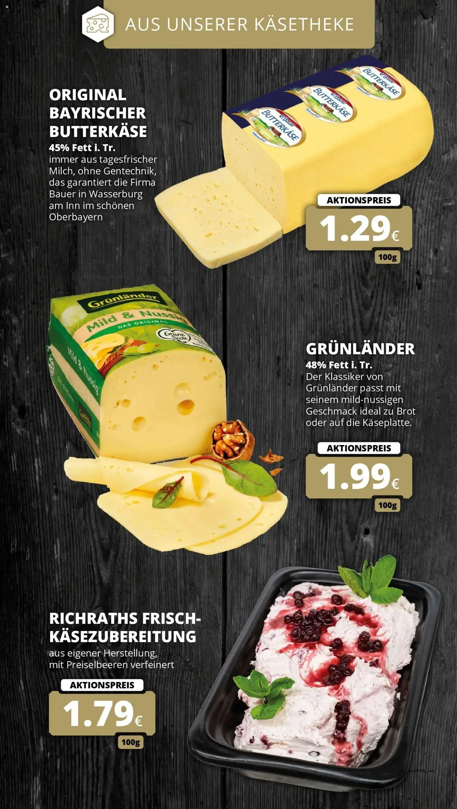 REWE Prospekt ab 10.08.2026 zum Blättern » Angebote | Seite: 15 | Produkte: Preiselbeeren, Grunlander, Brot
