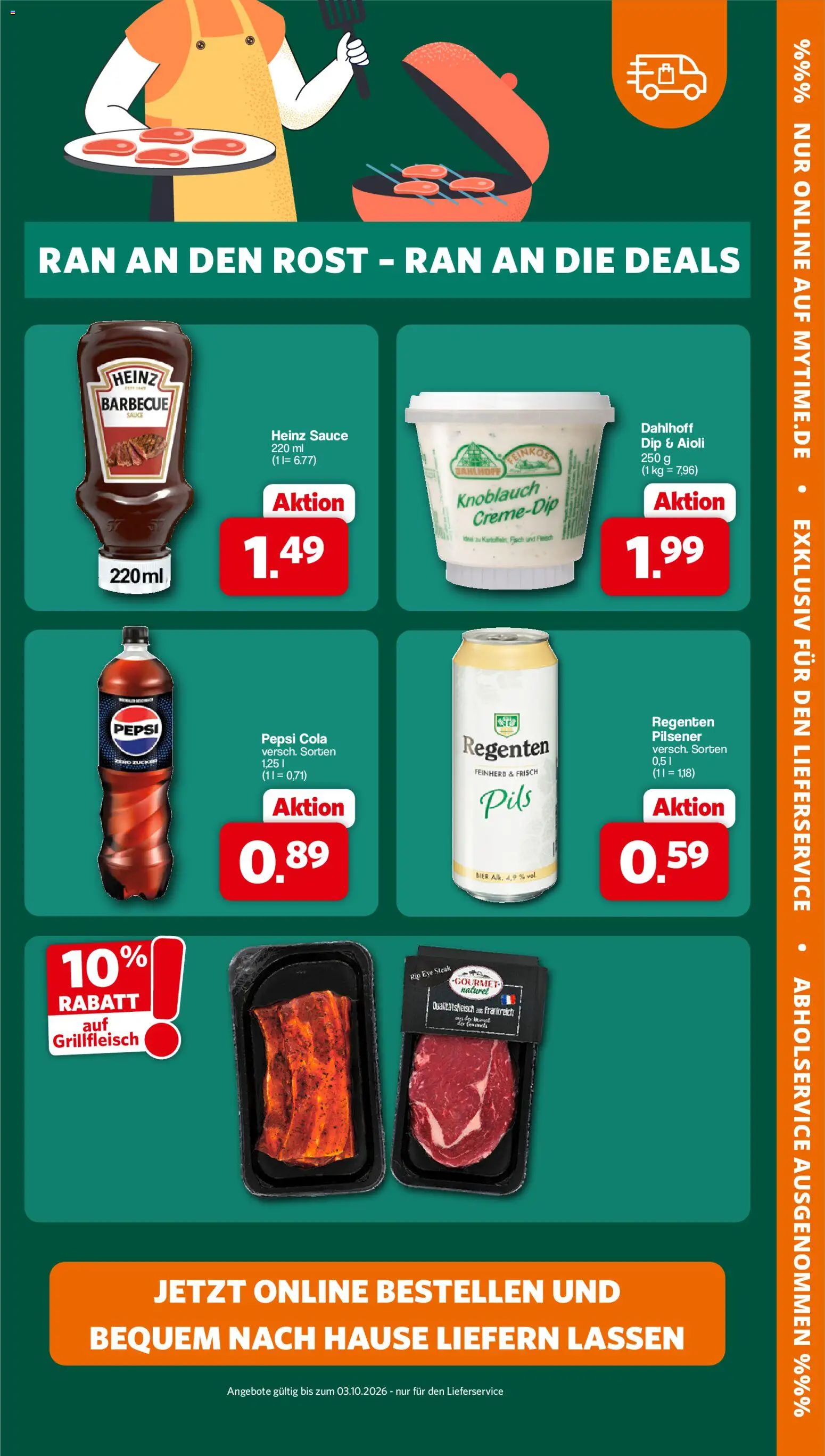 Famila Nordwest Prospekt – gültig ab 28.09.2026 | Seite: 43 | Produkte: Bier, Kartoffeln, Knoblauch, Fleisch