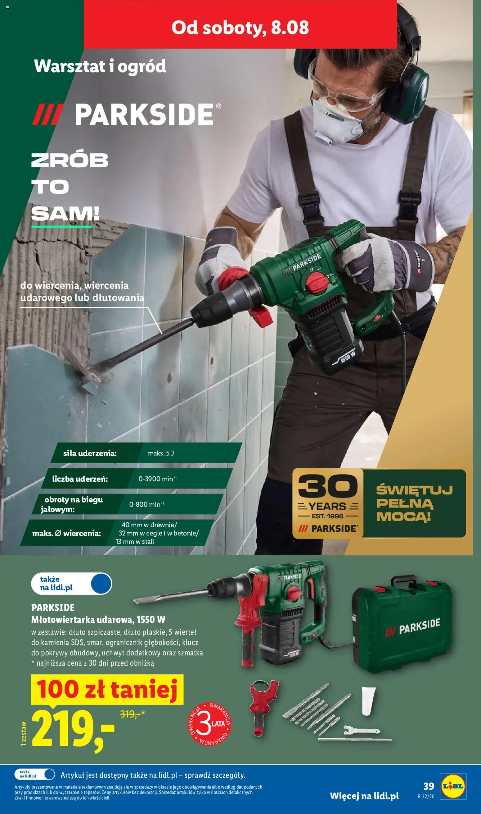 Lidl Polsko katalog od 03.08.2026 | Strana: 45 | Produkty: Parkside