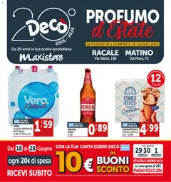 Anteprima del volantino Decò volantino Maxistore Racale, Matino valido a partire dal 18.06.2026
