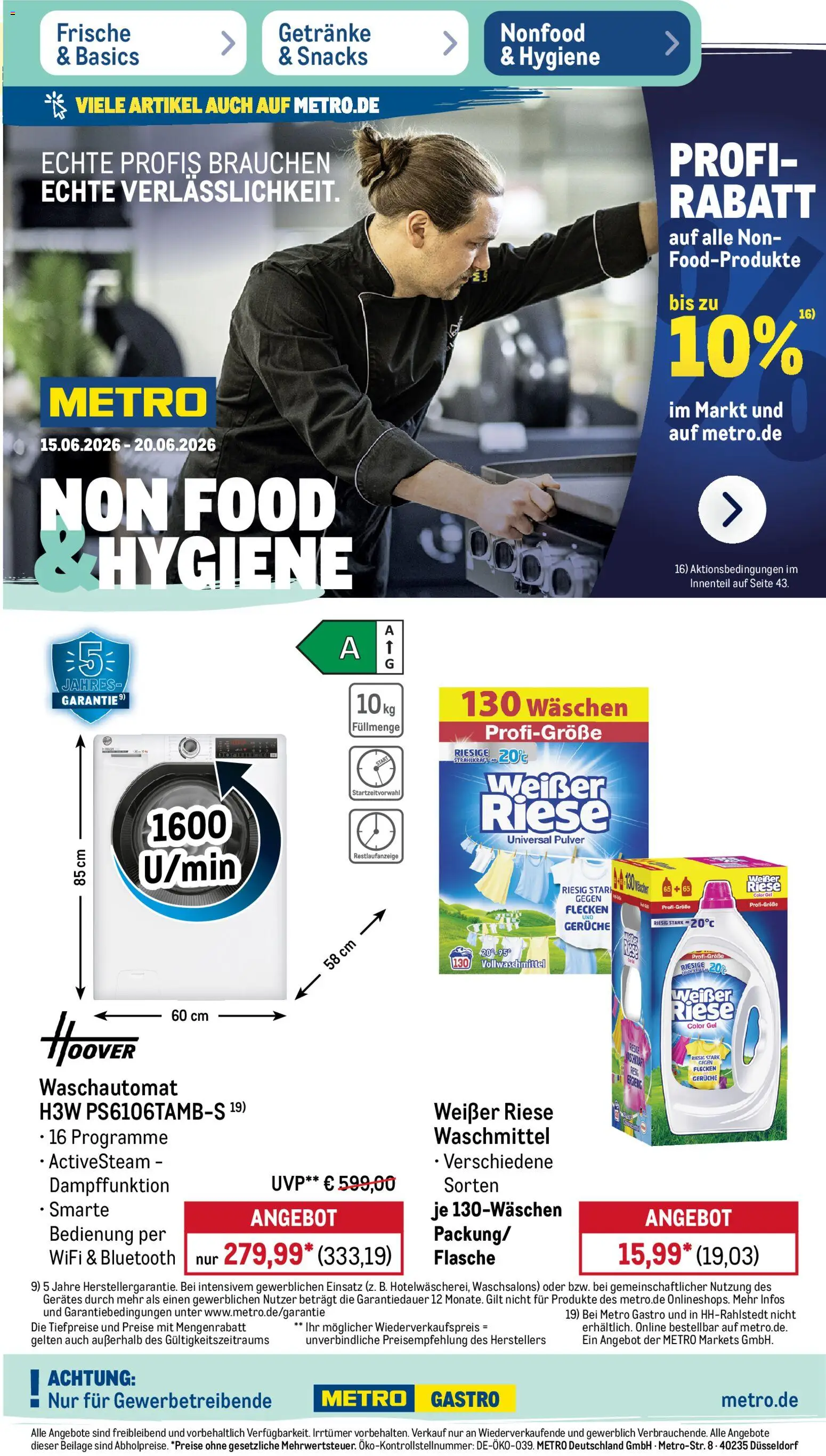 Metro Prospekt – gültig ab 15.06.2026 | Seite: 41 | Produkte: Waschmittel