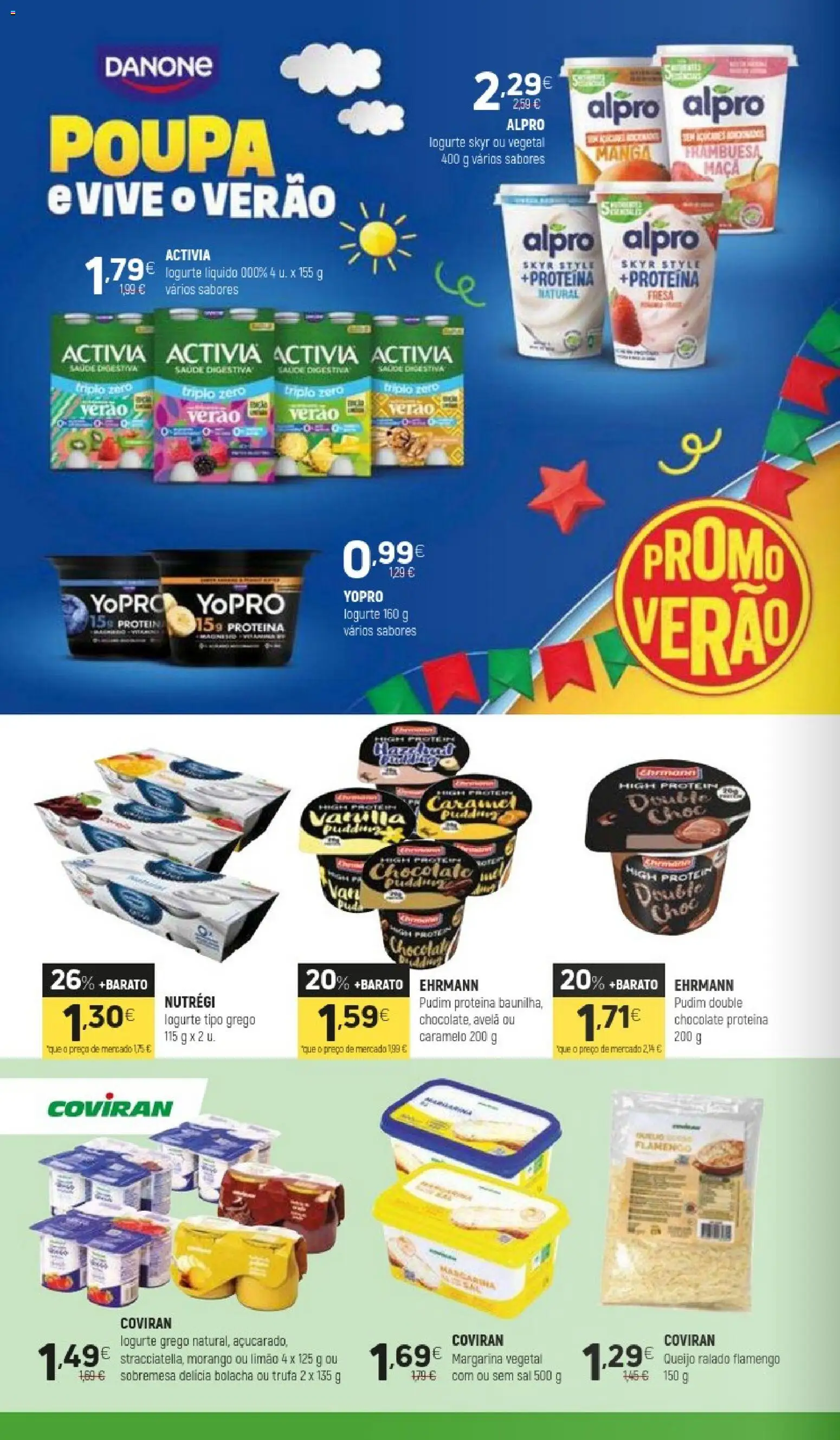 Coviran folheto │ válido de 28/07/2026 | Página: 4 | Produtos: Pudim, Maça, Chocolate, Margarina