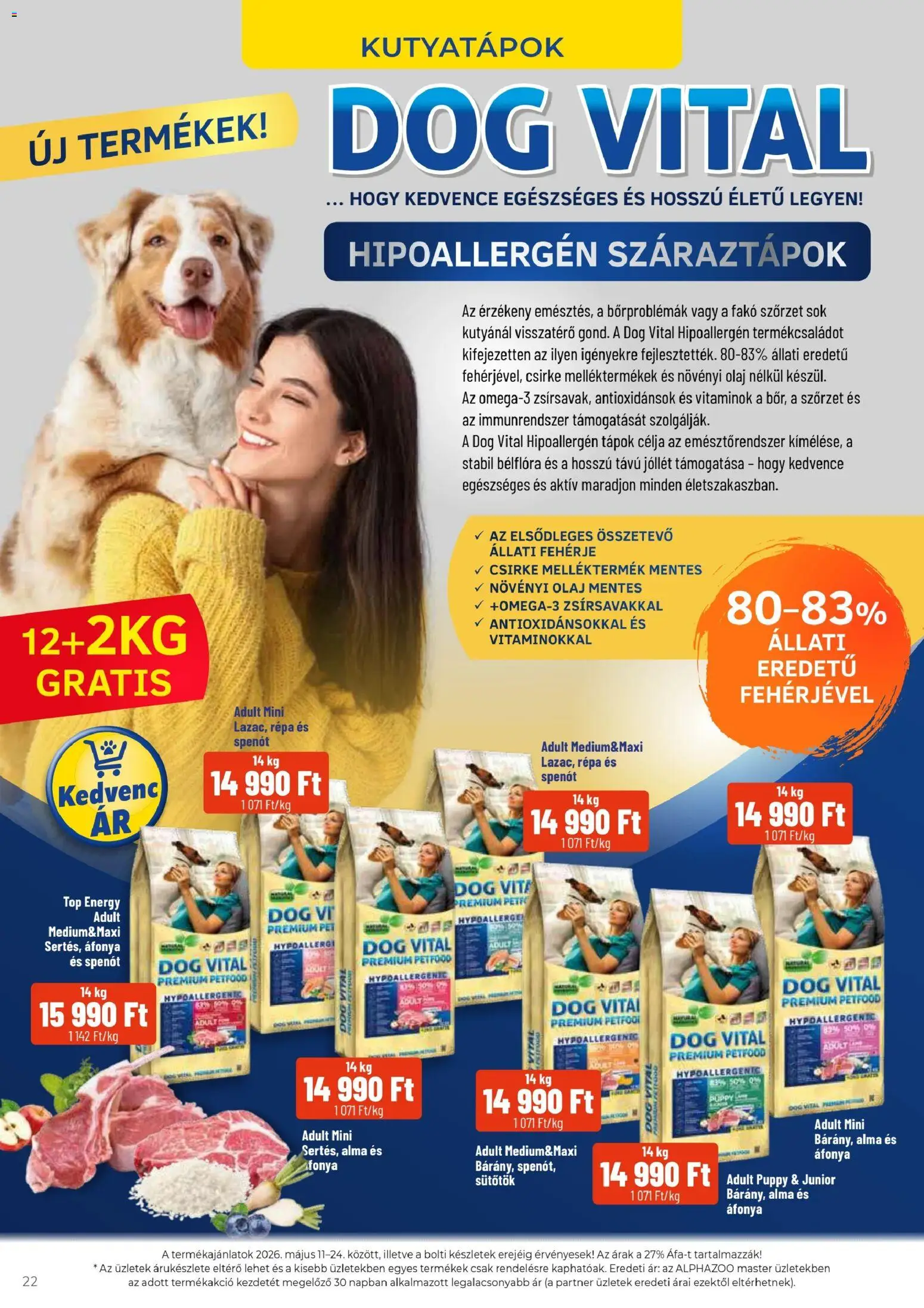 AlphaZoo akciós ujság - amely érvényes a következő dátumtól: 11.05.2026 | Oldal: 22