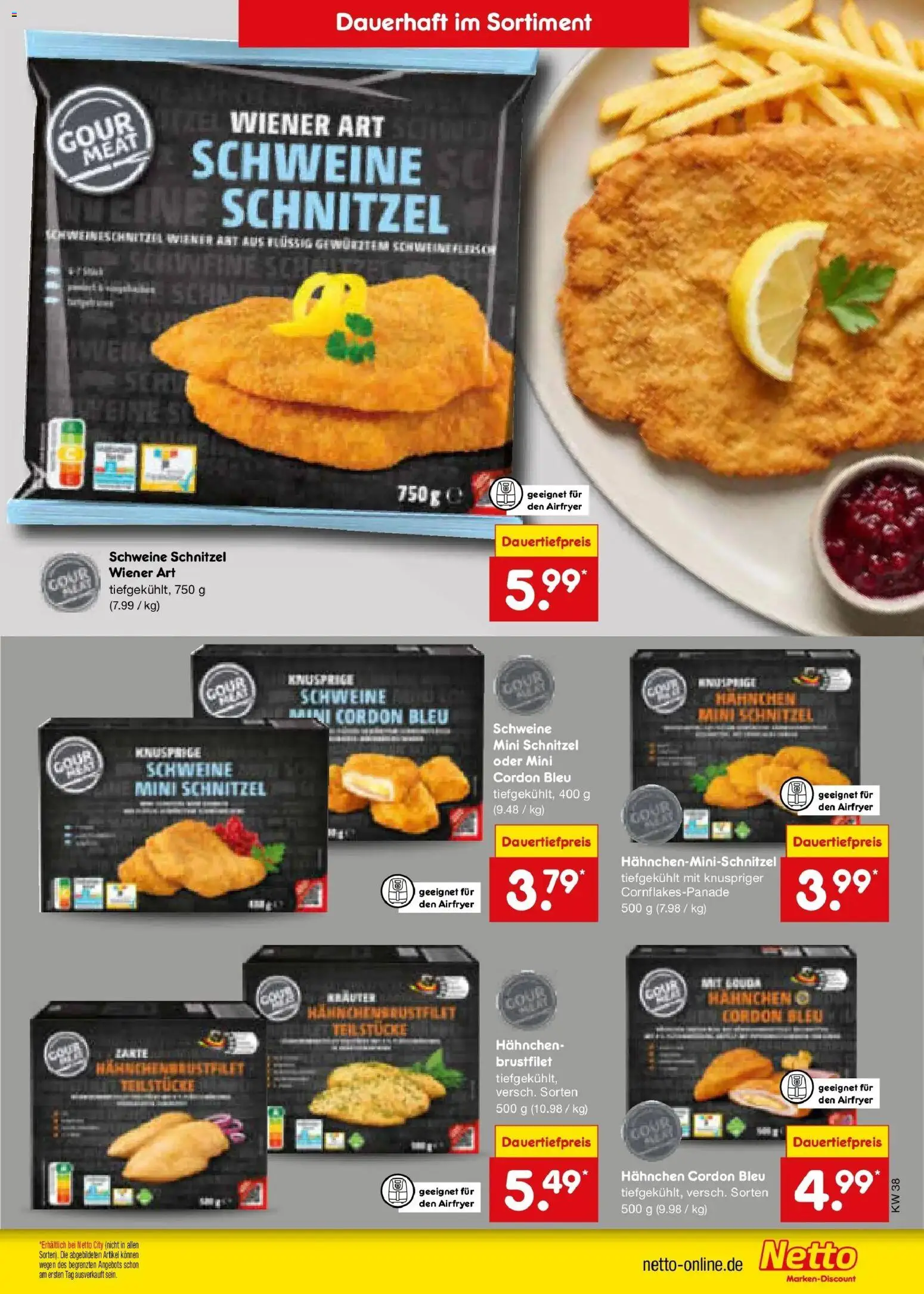 Netto Marken-Discount Prospekt Leonberg – gültig ab 14.09.2026 | Seite: 13 | Produkte: Hahnchen, Gouda, Schnitzel