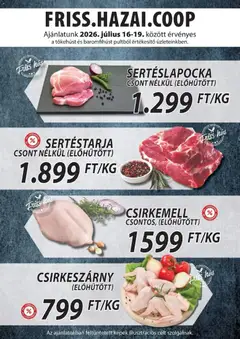 COOP Szolnok akciós újság - amely érvényes a következő dátumtól: 2026.07.16. | Oldal: 2