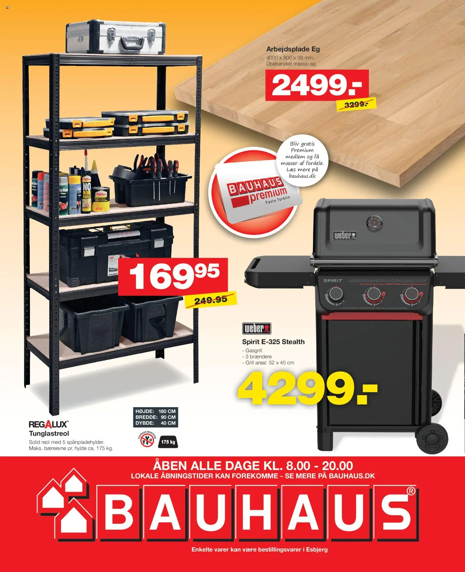 Bauhaus tilbudsavis – gyldig fra 08/10/2026 | Side: 24 | Produkter: Hylde, Grill