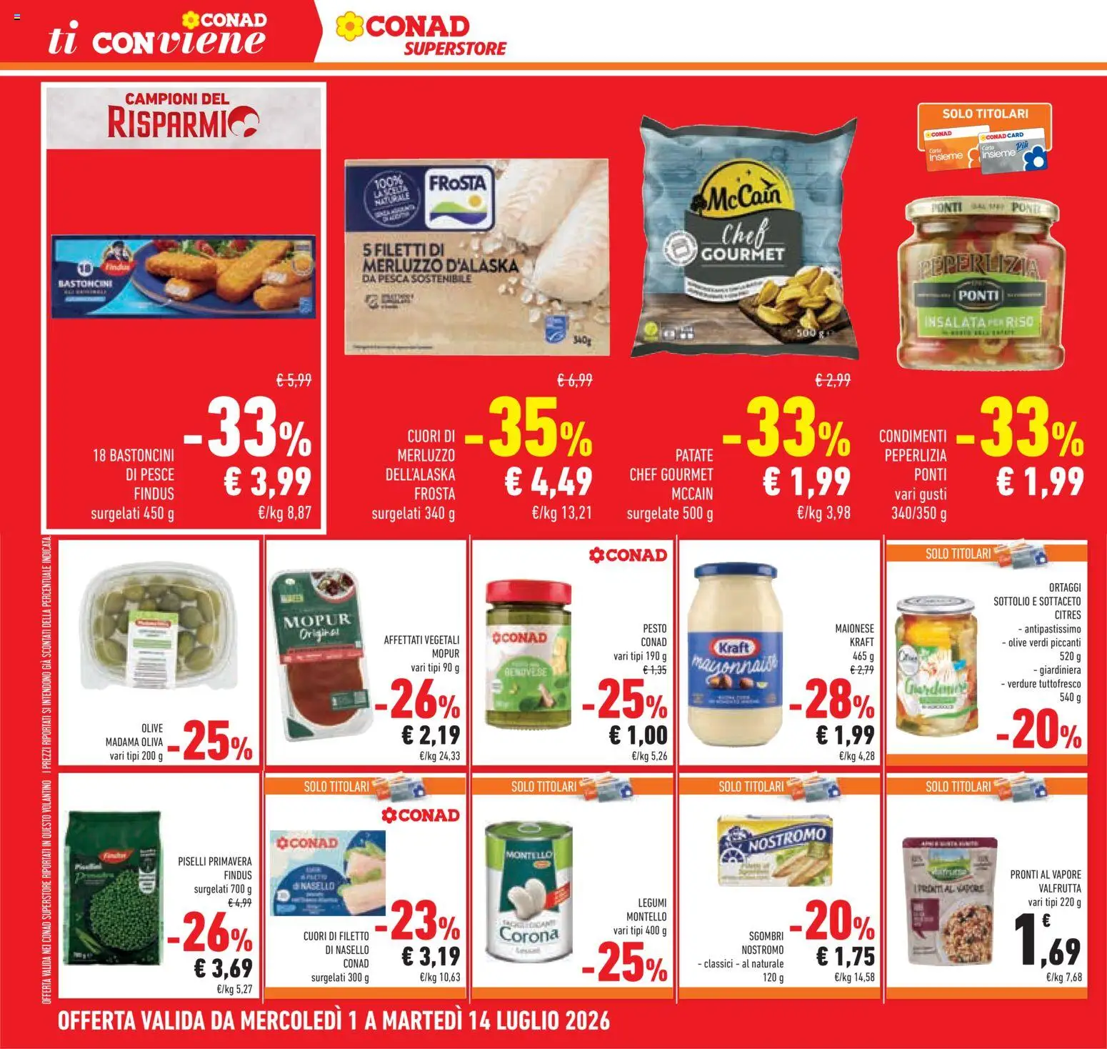 Volantino Conad del 01/07/2026 | Pagina: 26