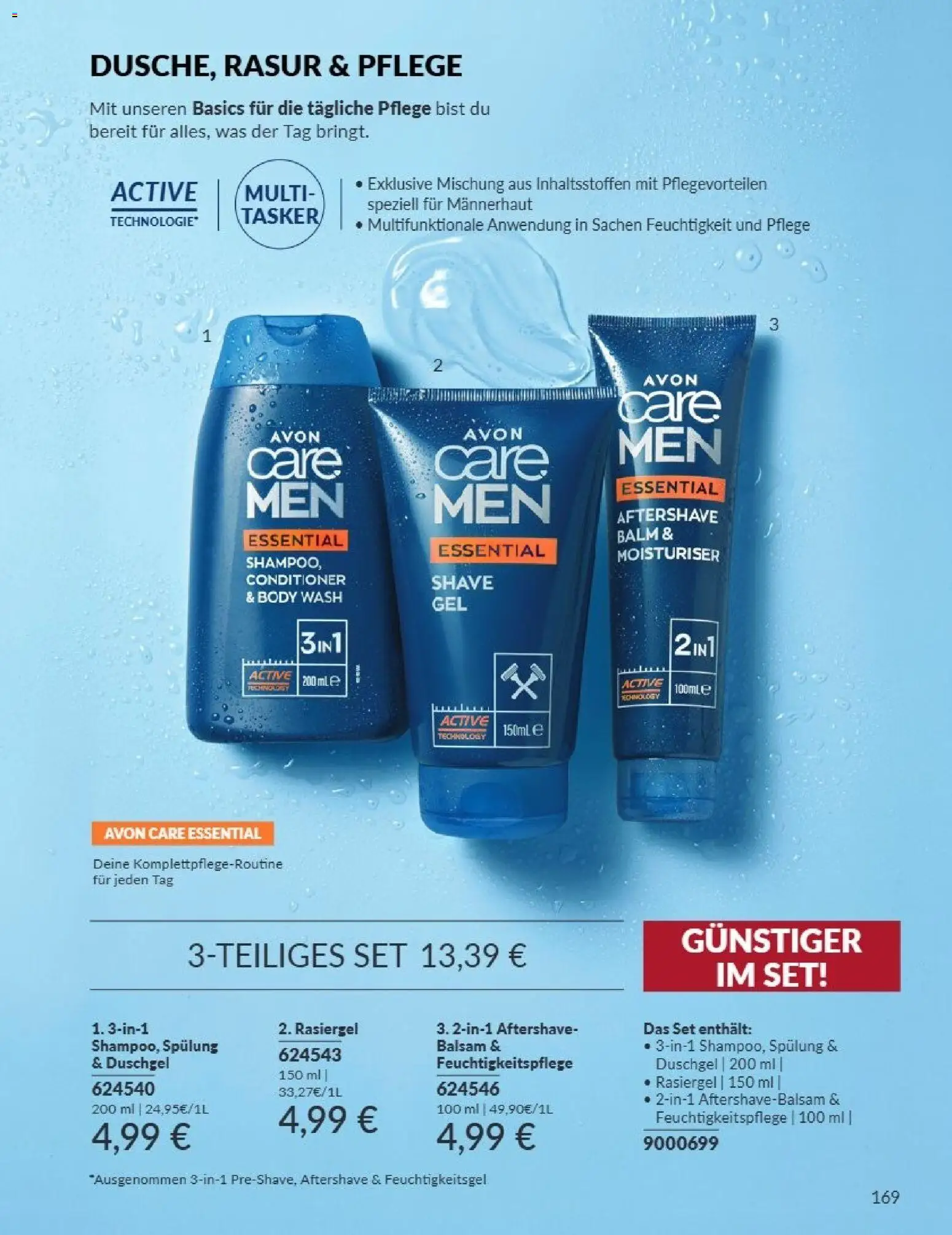 AVON Katalog September 2026 – gültig ab 01.09.2026 | Seite: 169 | Produkte: Shampoo, Duschgel, Eau de Cologne