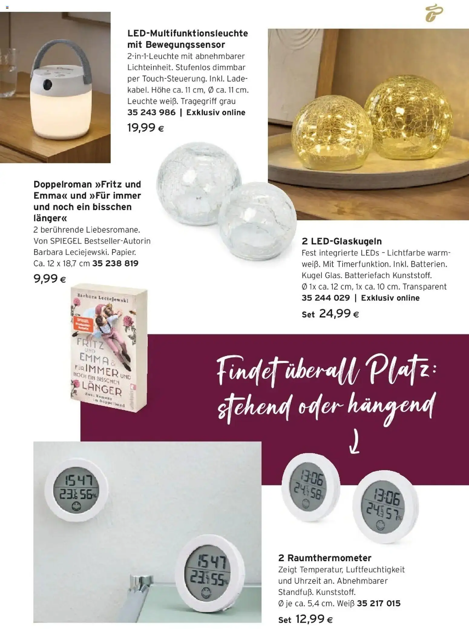 Tchibo Eduscho - Tchibo Magazin von 01.10.2026 - Aktuelle Angebote | Seite: 17