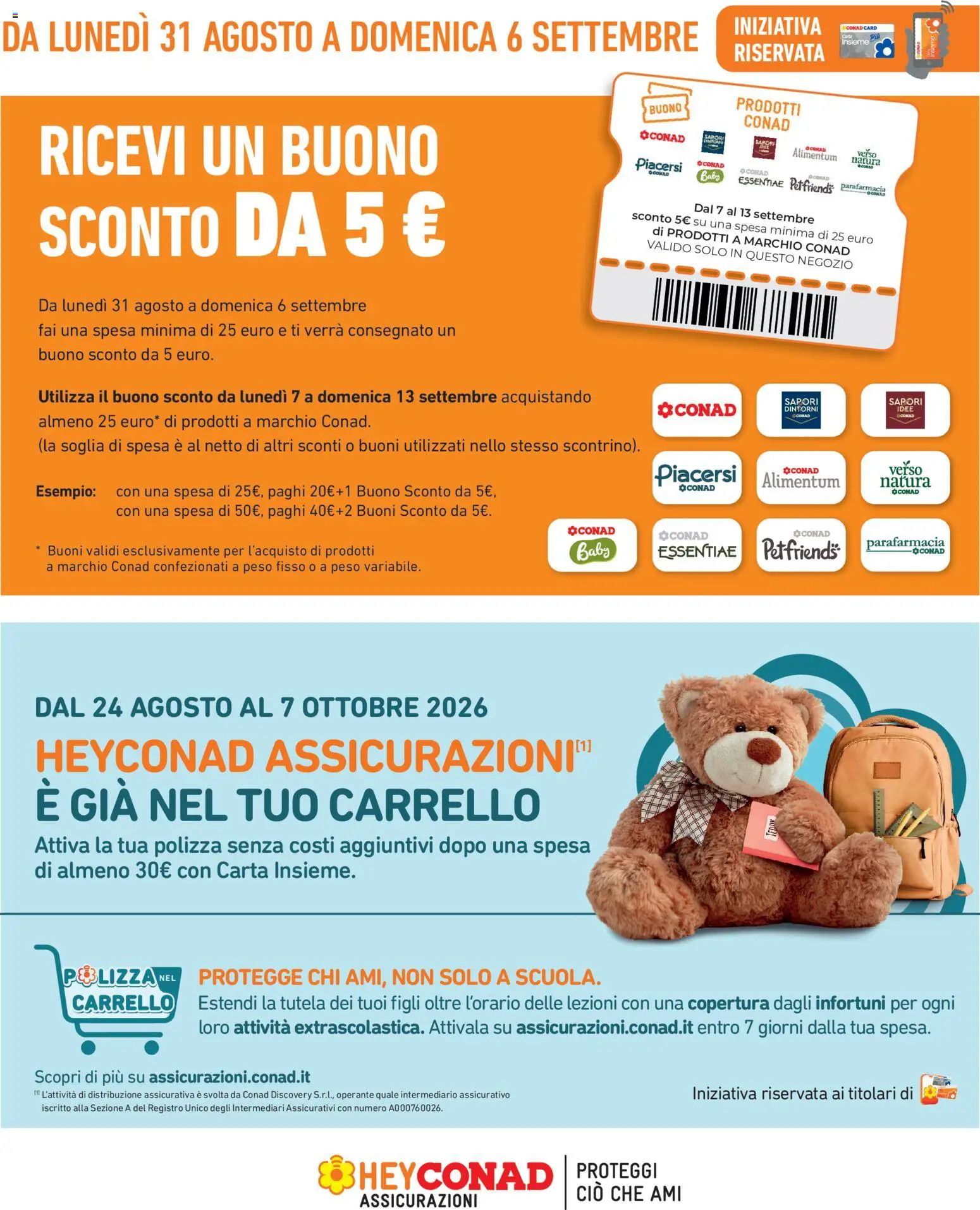 Volantino Conad del 28/08/2026 | Pagina: 12 | Prodotti: Carrello