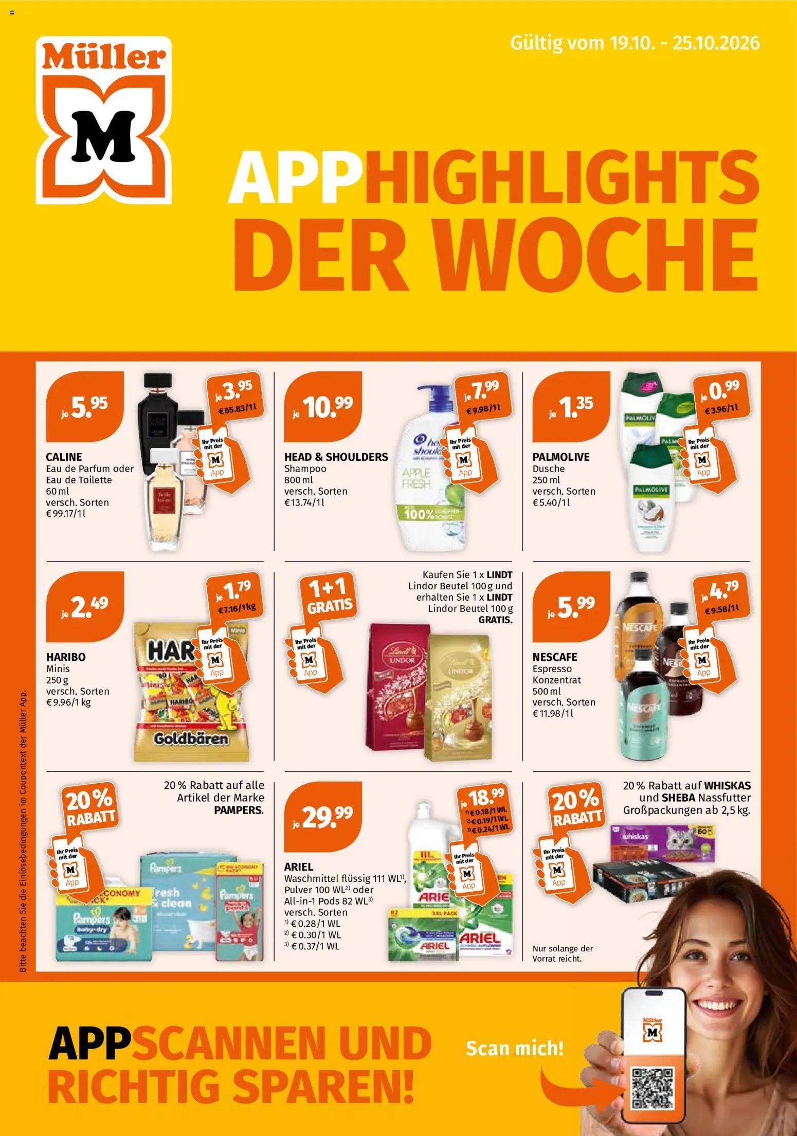 Müller Prospekt – gültig ab 19.10.2026 | Seite: 1