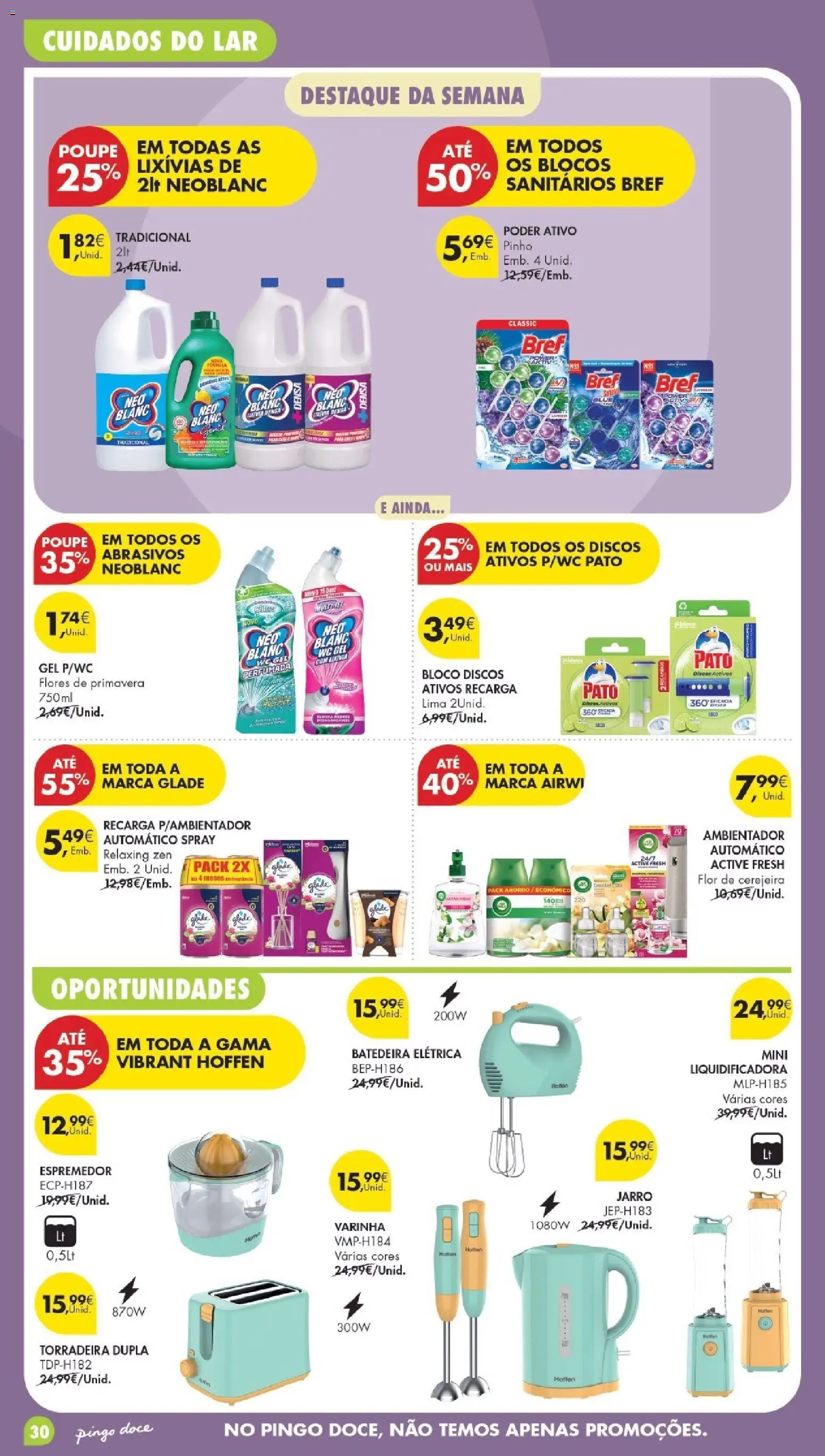 Pingo Doce Poupe Esta Semana Madeira │ válido de 15/09/2026 | Página: 30 | Produtos: Flores, Espremedor, Batedeira elétrica, Ambientador