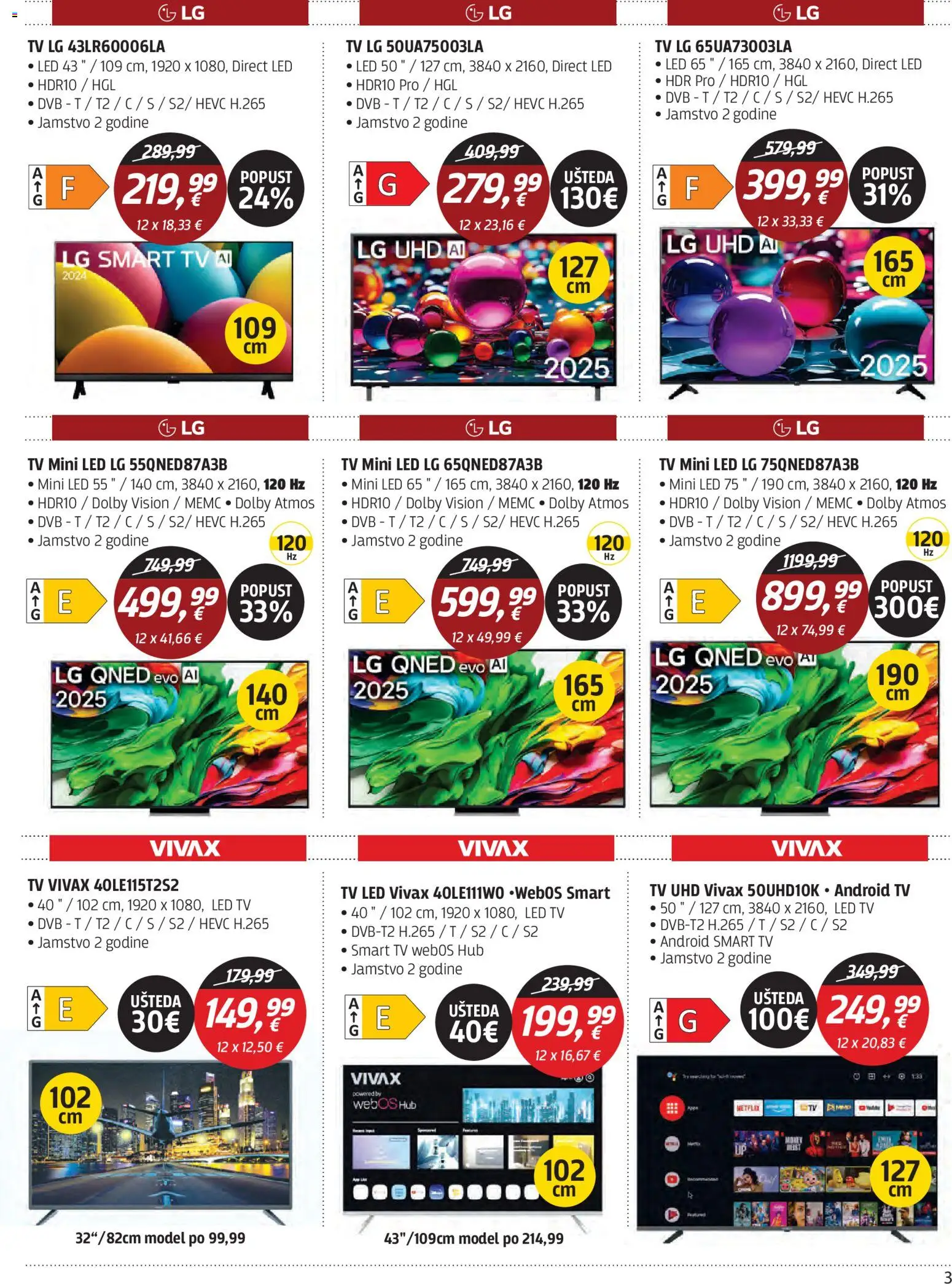 Centar Tehnike katalog | vrijedi od 06.07.2026 | Stranica: 3 | Proizvodi: Smart TV, Tv