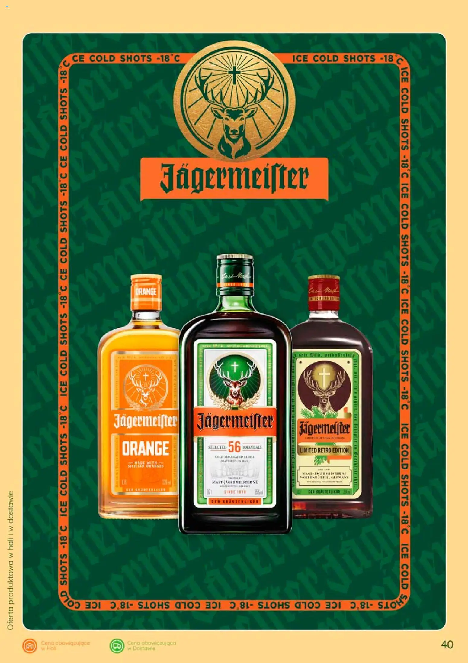 Eurocash gazetka - Katalog Alkoholowy od 01.08.2026 | Strona: 40 | Produkty: Jagermeister