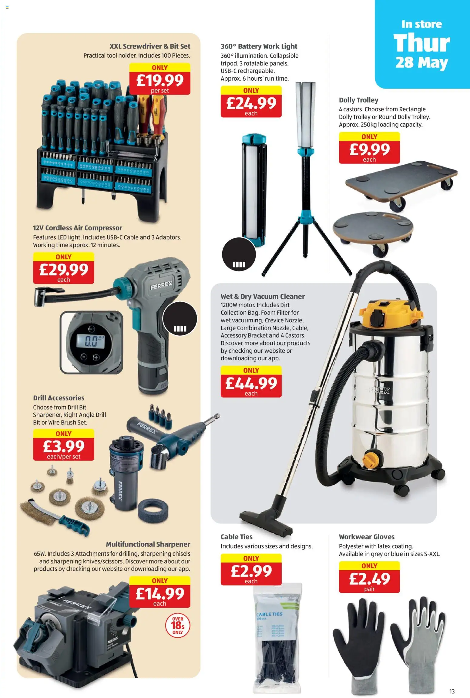 {H1} | Page: 13 | Products: Battery, Gloves, Cable, Vacuum cleaner