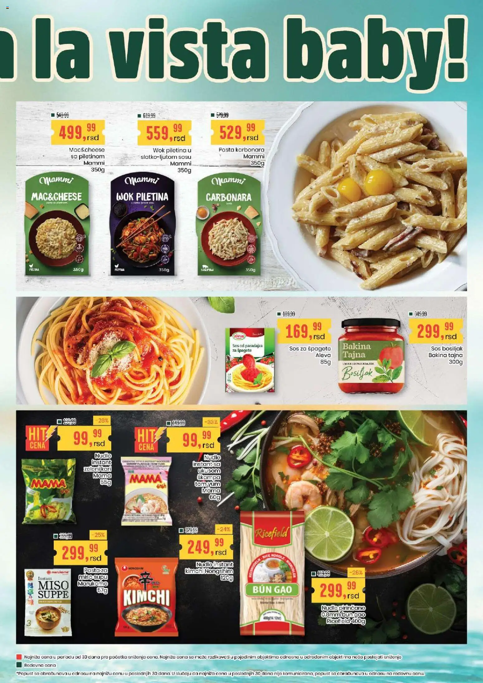 Aroma Market katalog - važi od 17.09.2026 | Strana: 11 | Proizvode: Pasta, Wok, Piletina, Nudle